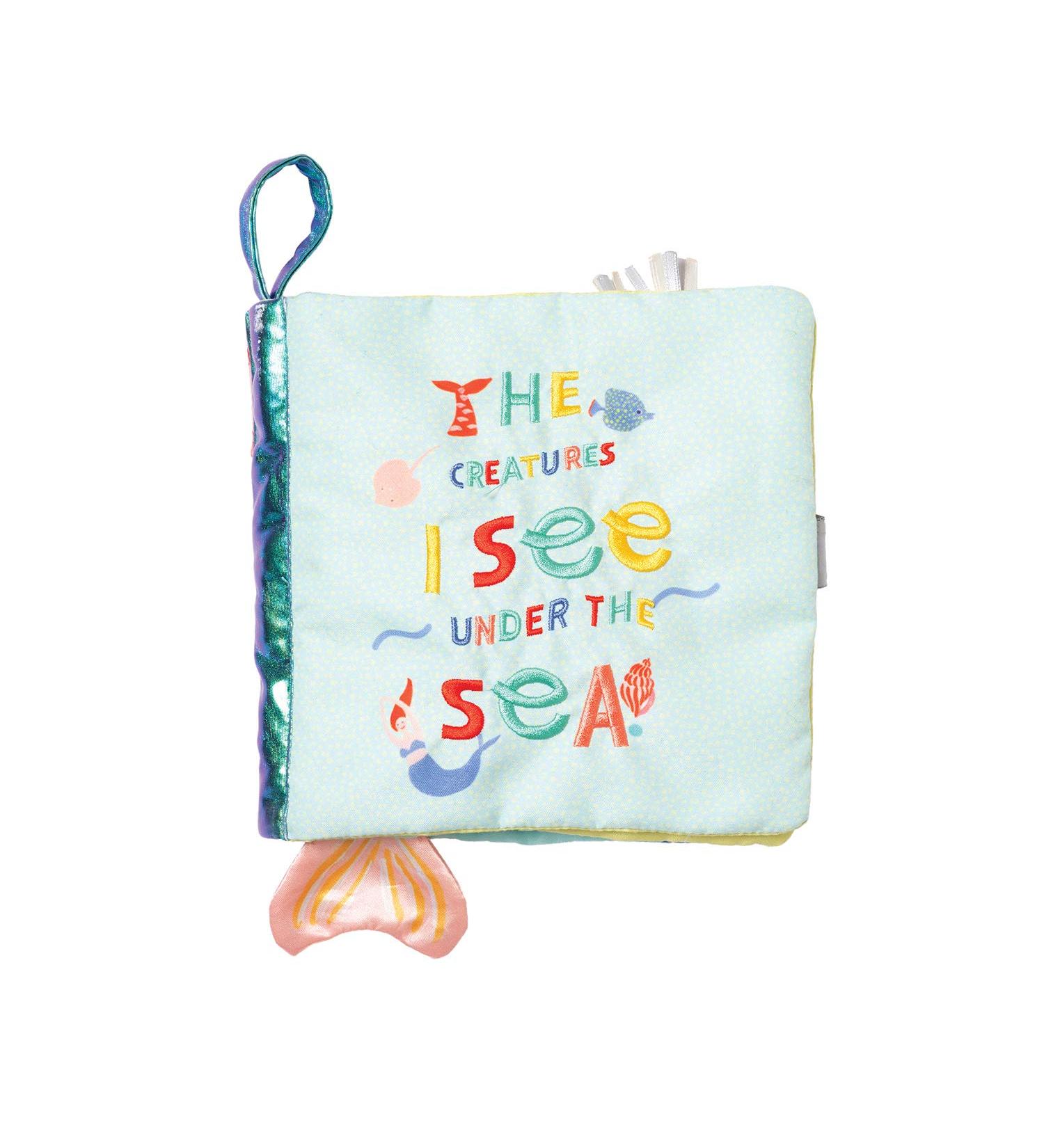 Manhattan Toy Under The Sea Baby Activity Book - Soft Fabric, Squeaker Fish Toy Included - Buy Online on GoSupps.com