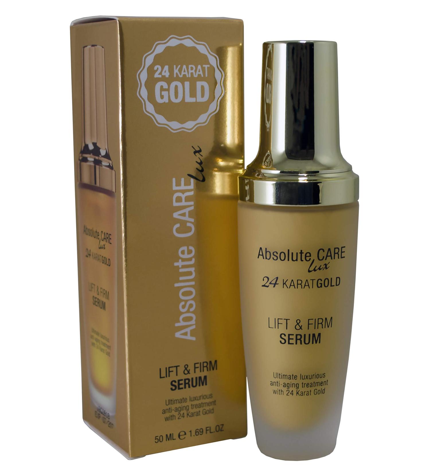 Absolute Care Lux 24 Karat Gold Lift & Firm Serum 50ml - Anti-Aging Luxury Skincare for Global Shipping - Buy Online on GoSupps.com