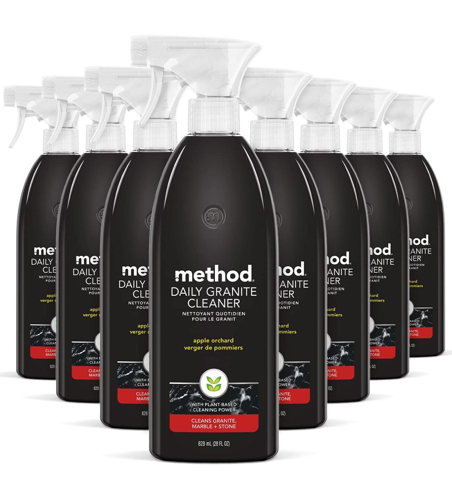 Method Daily Granite Cleaner Spray - Apple Orchard Scent (28 oz, 8 Count) | Eco-Friendly Surface Cleaner - Buy Online on GoSupps.com