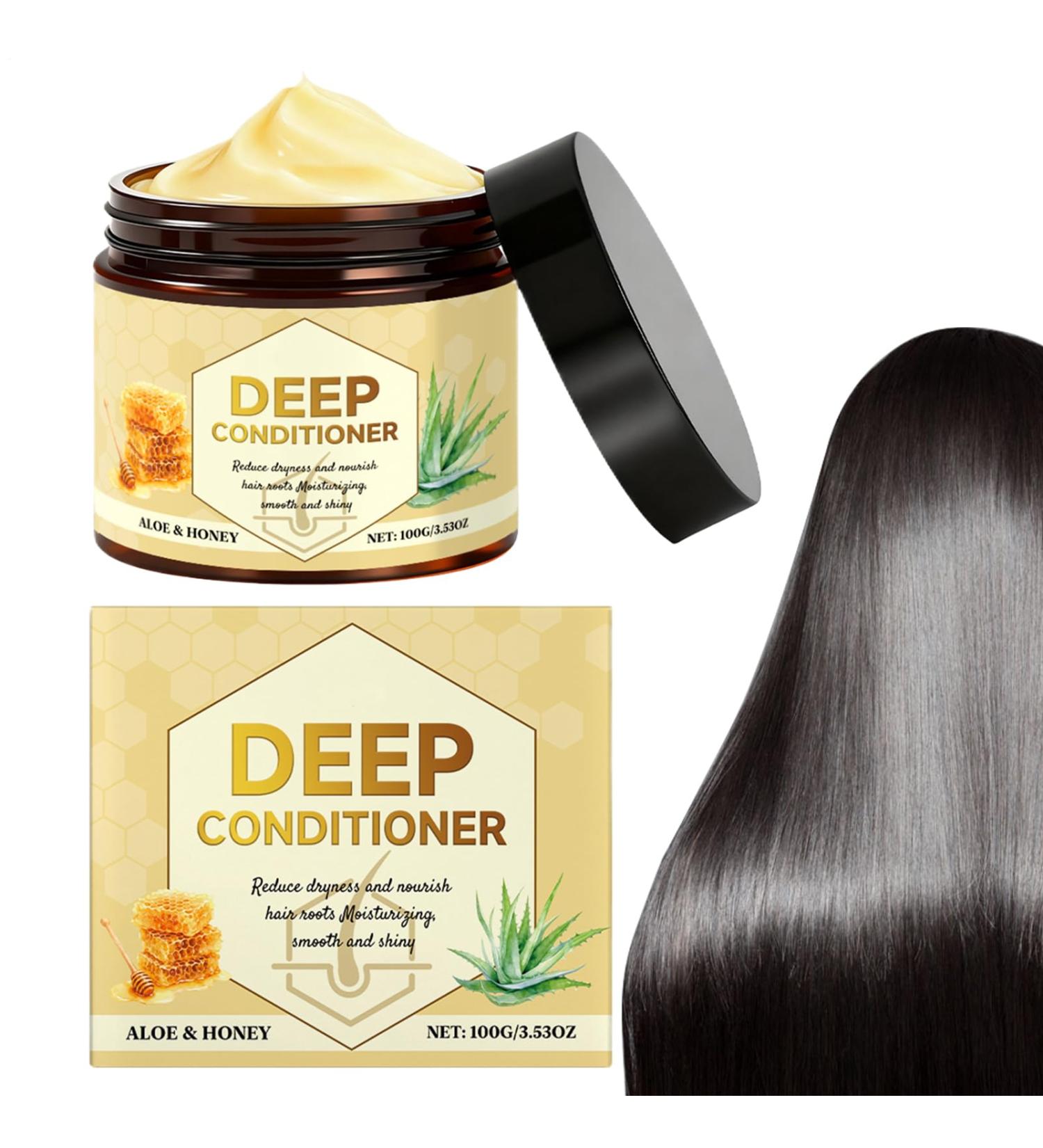 Byuexhp Conditioner for curly hair moisturizing nourishing smoothing hair care hair mask for repair of durable hair for women and men blow dry haircut split ends - Buy Online on GoSupps.com