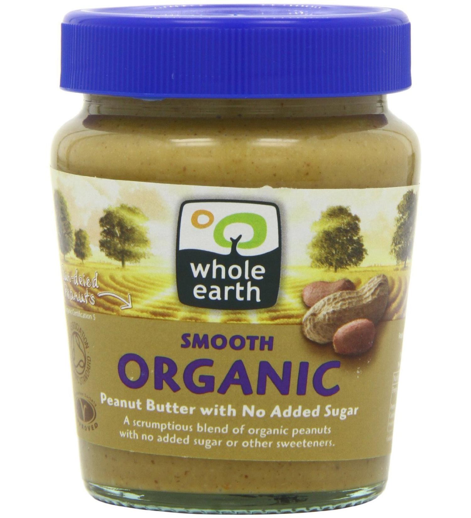 Whole Earth | Peanut Butter - Smooth Organic | 1 X 227G - Buy Online on GoSupps.com