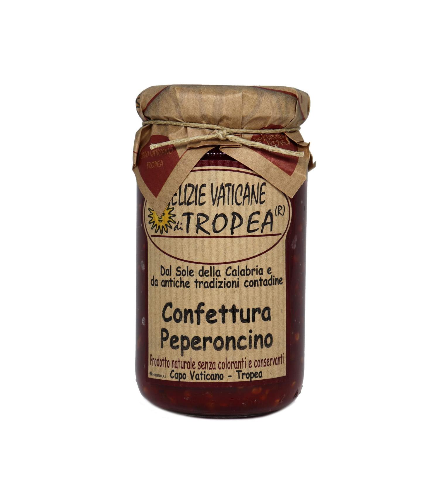 Sweet Chilli Jam - Italian Artesian Food Gourmet Delicatessen - Made 100% in Italy - Gluten Free - Delizie Vaticane di Tropea 180gr - Buy Online on GoSupps.com
