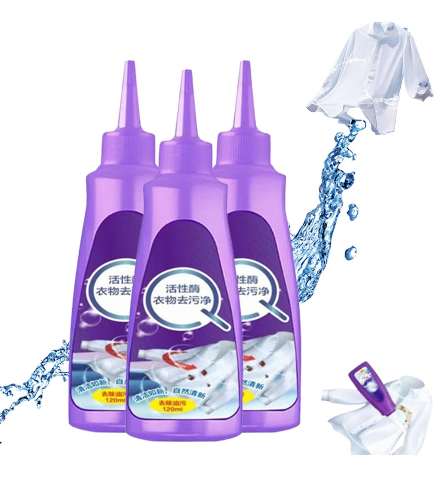 Shedmuller Stain Remover Shed Muller Active Enzyme Stain Remover Stain Remover for Clothes Laundry Stubborn Stains Cleaner Active Enzyme Laundry Stain Remover (3PCS) - Buy Online on GoSupps.com