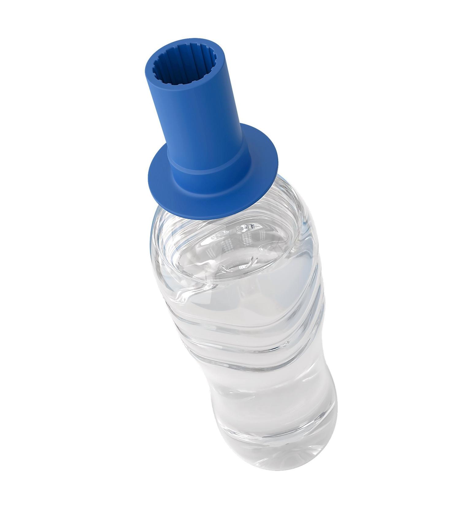 Ezy Dose Medi-Spout | Pill Assist Cap for Easy Swallowing | Fits Most Plastic Water Bottles - Adults | Ideal for Pills, Medicine, Vitamins - Buy Online on GoSupps.com