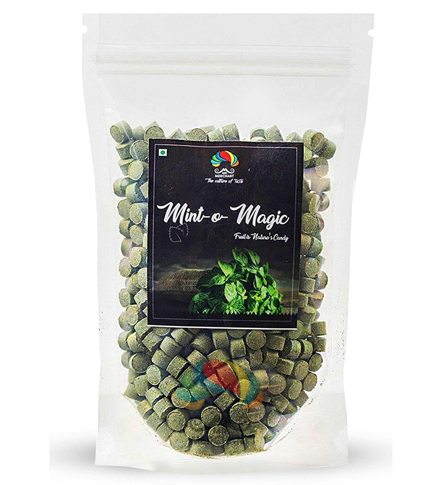Mr. Merchant Mint-O-Magic (Pachak Pudina Vati Churan Goli) 400 Grams_Packing May Vary
