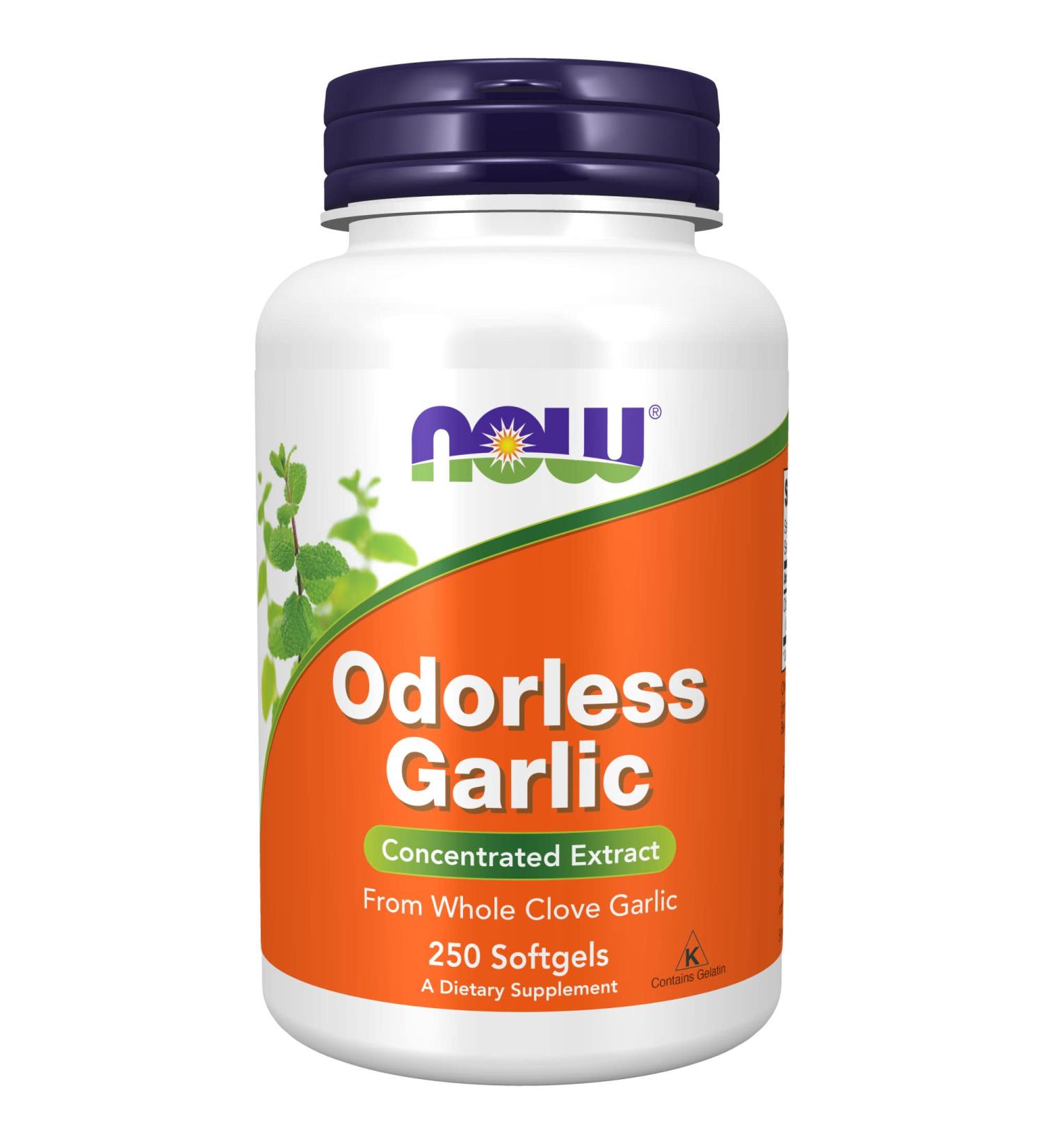 Now Foods Odorless Garlic Extract 250 Softgels - Premium Health Supplement - Buy Online on GoSupps.com