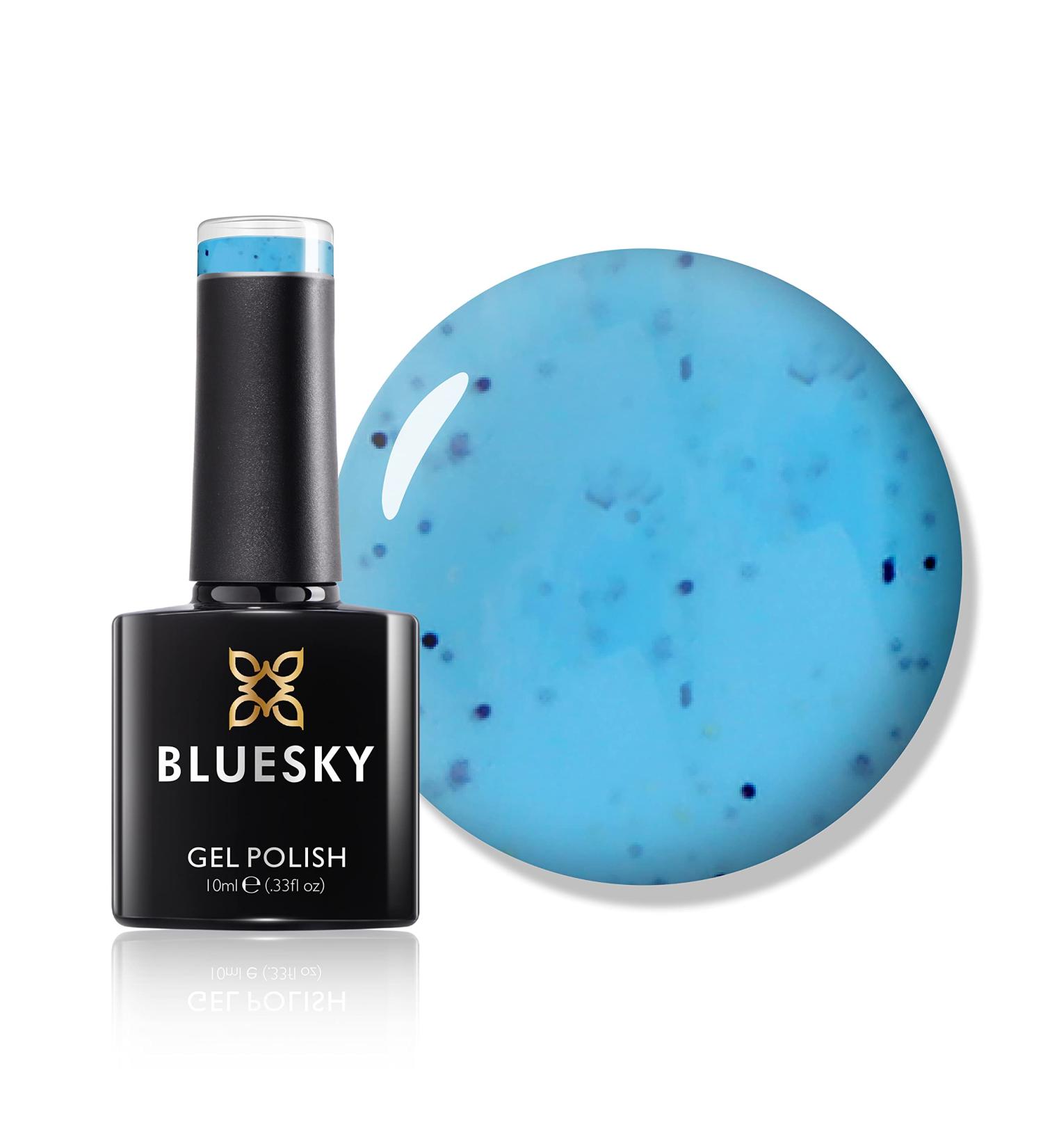 Bluesky Gel Nail Polish - BlueBerry Burst Sum1922 | Durable Light Blue Smoothie | UV LED Cure | 10ml - International Shipping Available - Buy Online on GoSupps.com