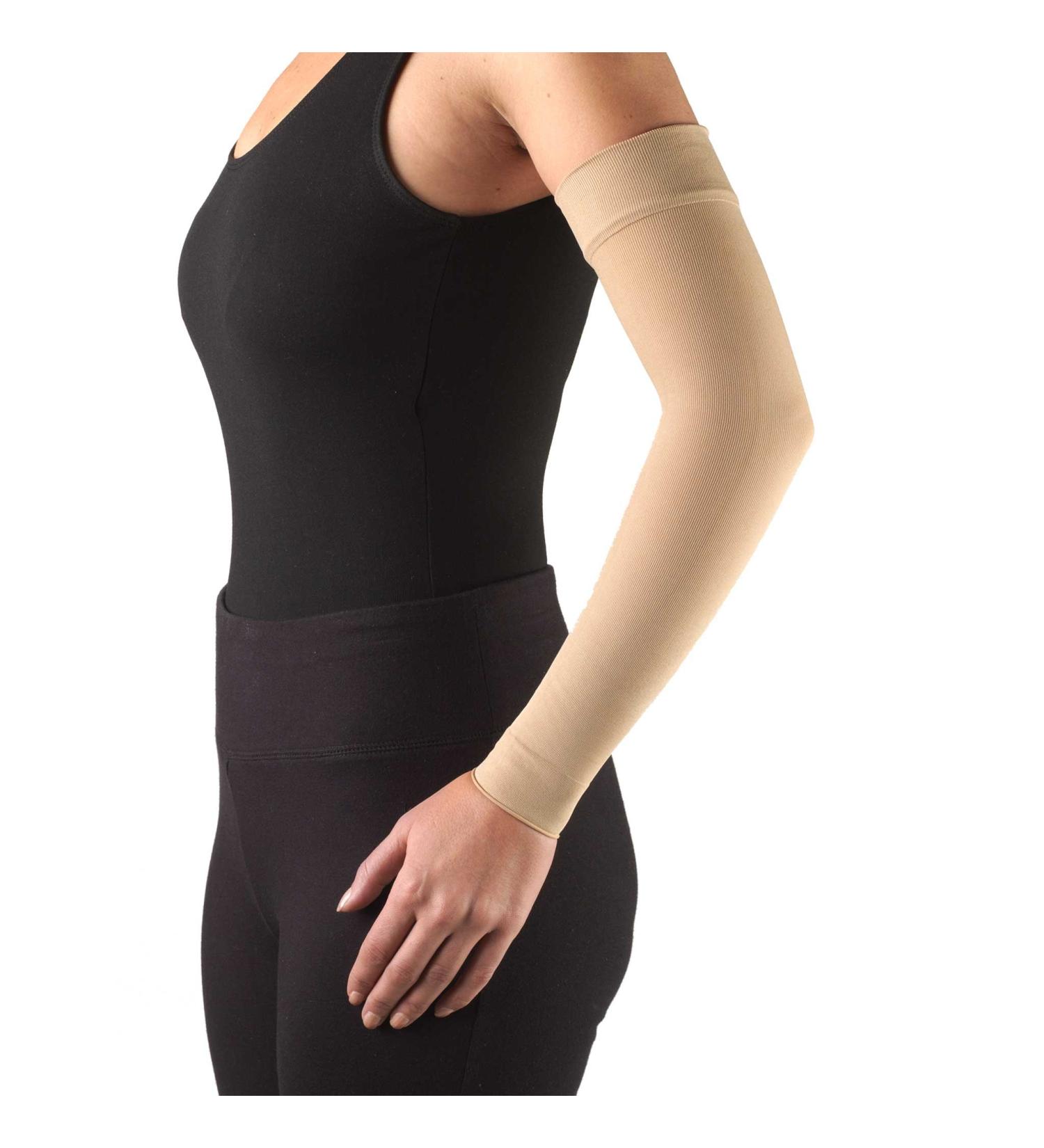 Truform Lymphedema Compression Arm Sleeve - 20-30 mmHg Post Mastectomy Support - Beige - Large (Pack of 1) | International Shipping - Buy Online on GoSupps.com