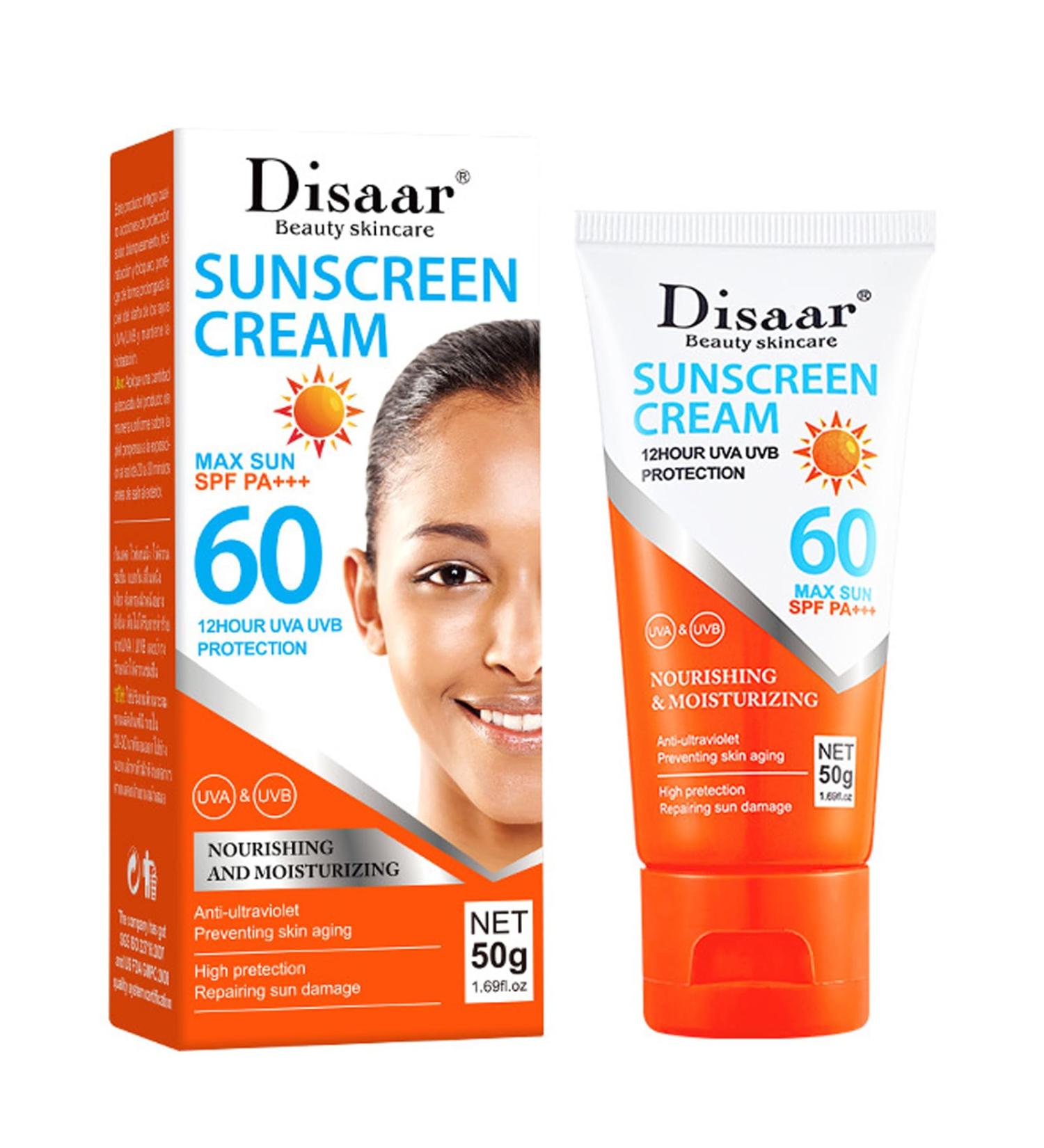 Sunscreen SPF 50 Face - Hyaluronic Acid Sunscreen SPF50+ PA++++ Daily Moisturizing Sunscreen With No White Cast - Buy Online on GoSupps.com
