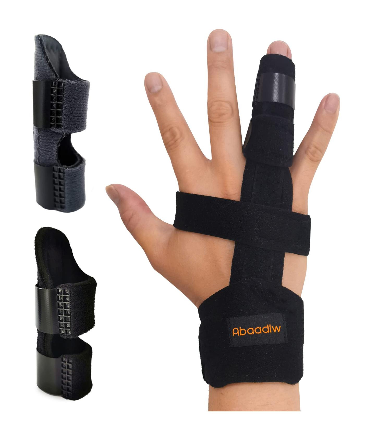 Abaadlw Trigger Finger Splint Set - 3pcs for Trigger Finger, Arthritis, and Mallet Finger - Pain Relief and Support - Finger Splints for Straightening Post-Operation - Buy Online on GoSupps.com