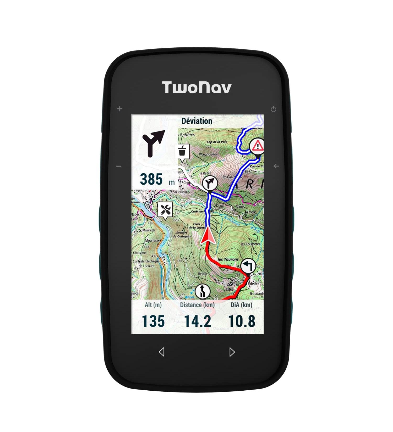 TwoNav Cross Plus Outdoor GPS - 3.2 inch Screen for MTB Cycling Trekking & Hiking - Turquoise Color - Buy Online on GoSupps.com
