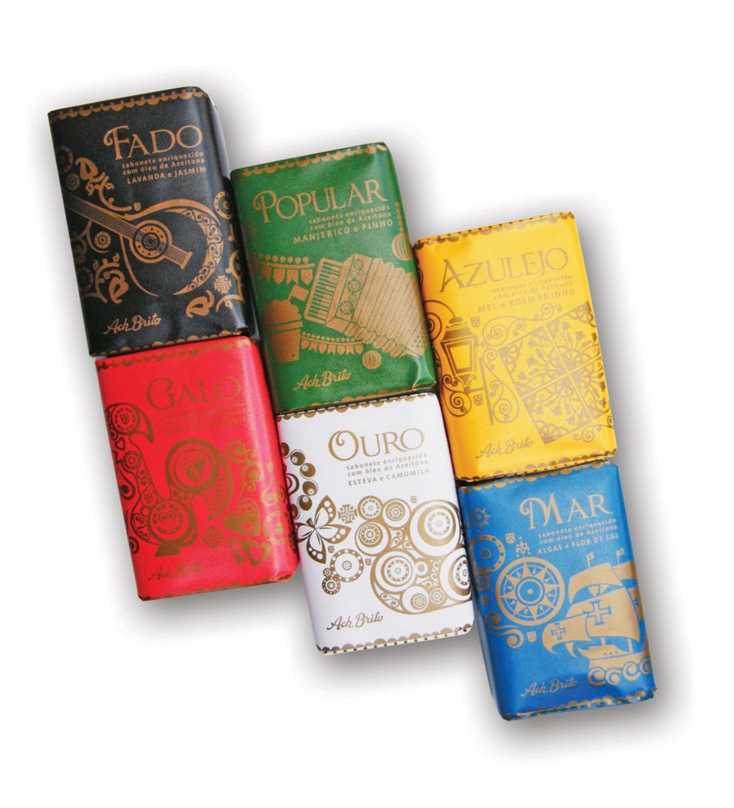 Ach Brito Ach. Brito Lusitano Savon fin l'huile d'olive (6 x 75 g)