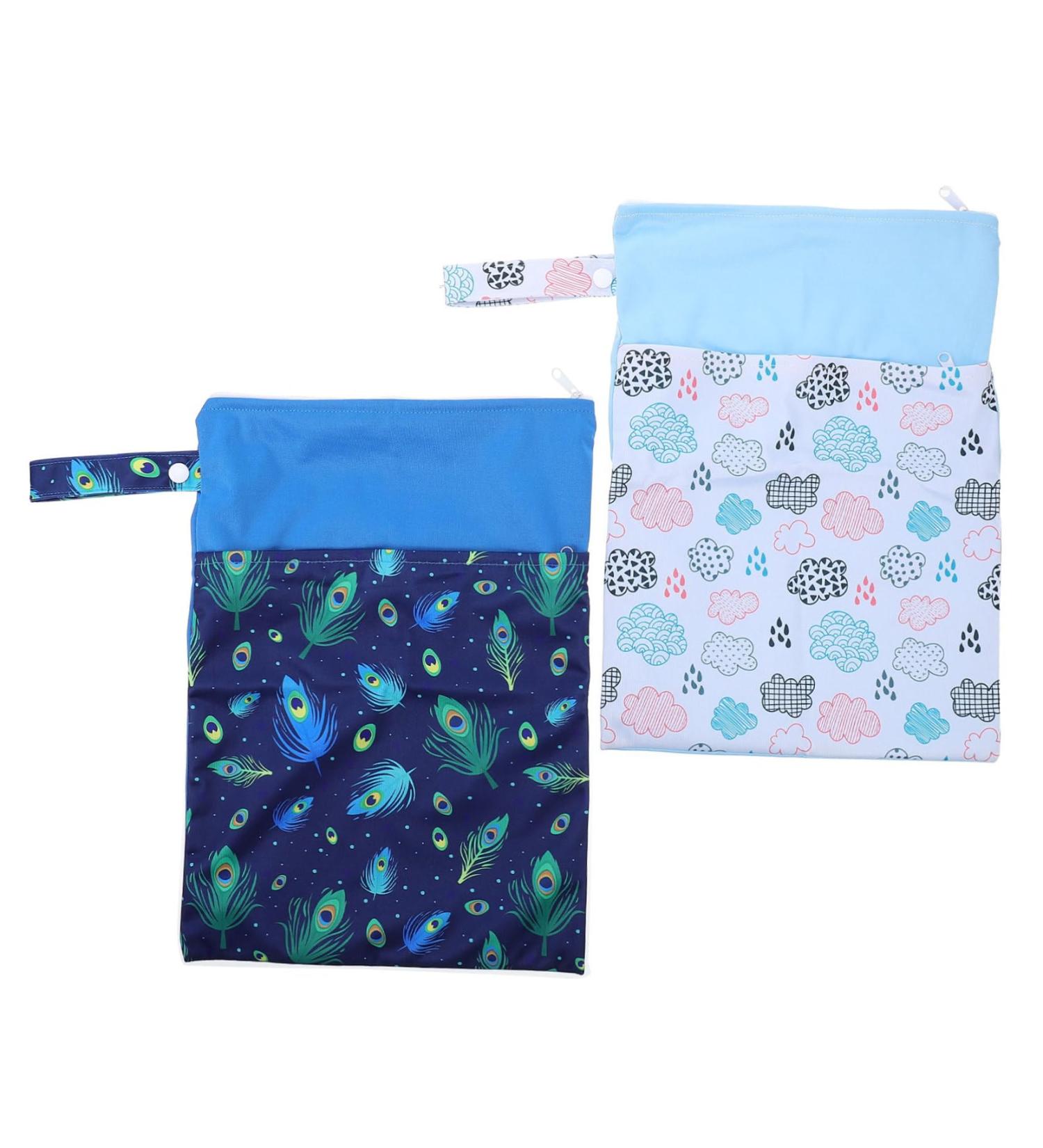 Beaupretty 2-Piece Women's Bands Storage Bag - Double Zipper Diaper & Outdoor Organizer - Buy Online on GoSupps.com