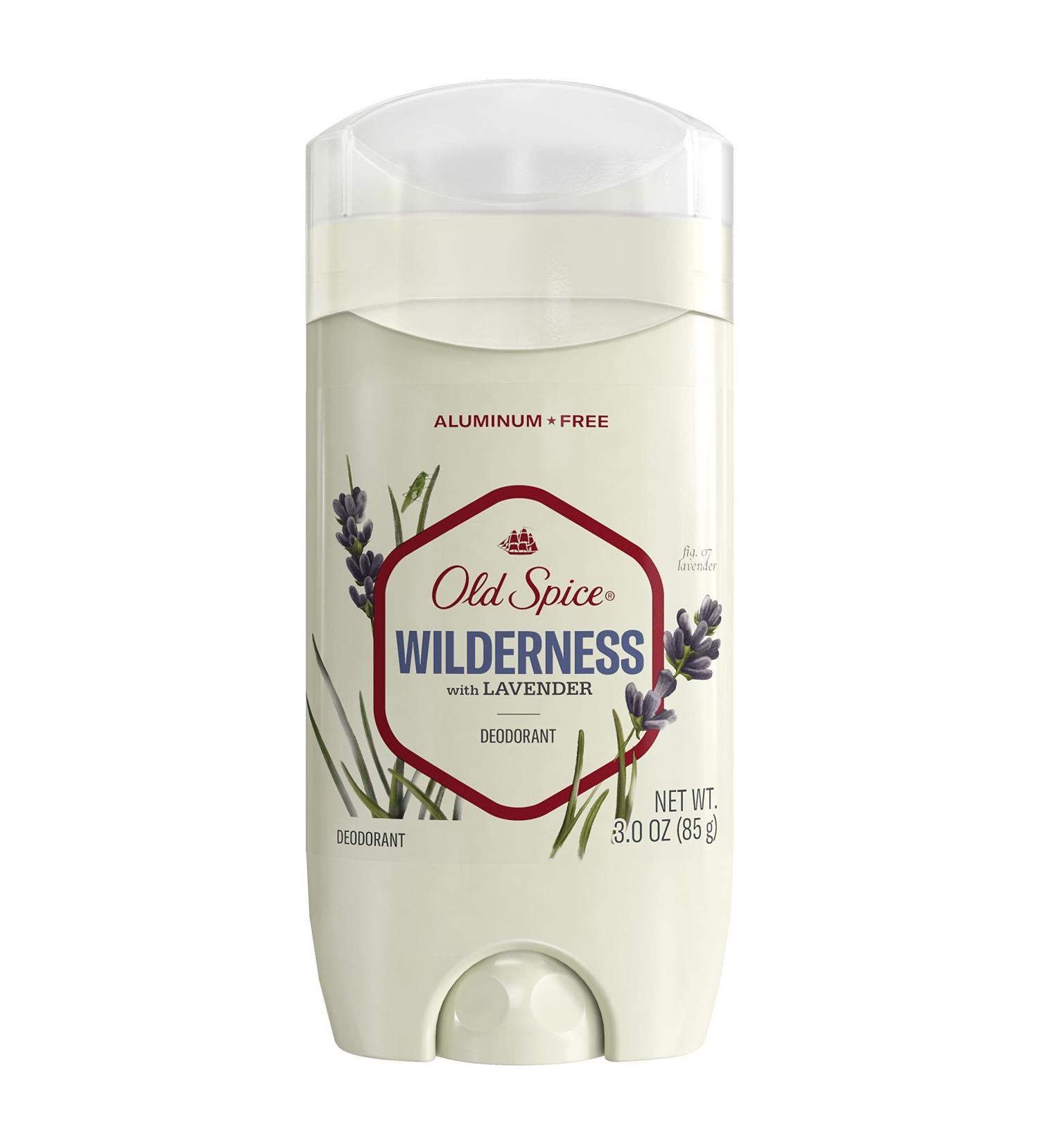 Old Spice Deodorant for Men Wilderness With Lavender Inspired By Nature 3 Ounce (Pack of 12) Package may Vary Lavender 3 Ounce (Pack of 12) - Buy Online on GoSupps.com