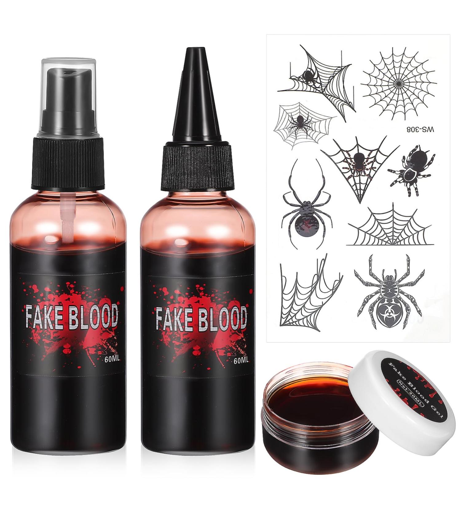 Realistic Fake Blood Gel for Halloween | Vampire Makeup Scars & Wounds - Perfect for Cosplay & Costumes - Buy Online on GoSupps.com