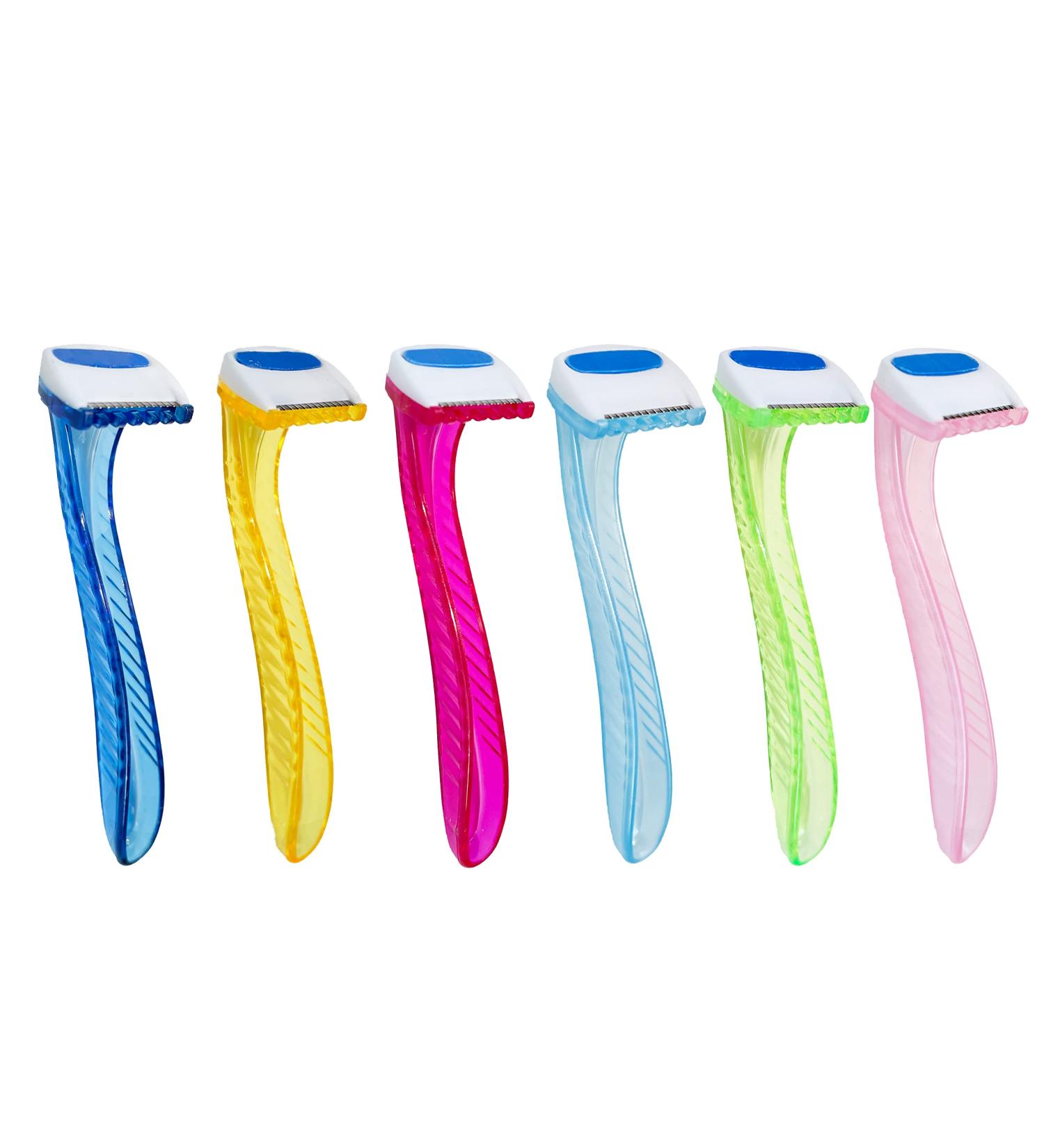 J.B.Y Bikini Razors - 6pcs T-type Razors for Smooth Pubic Hair Removal - Buy Online on GoSupps.com