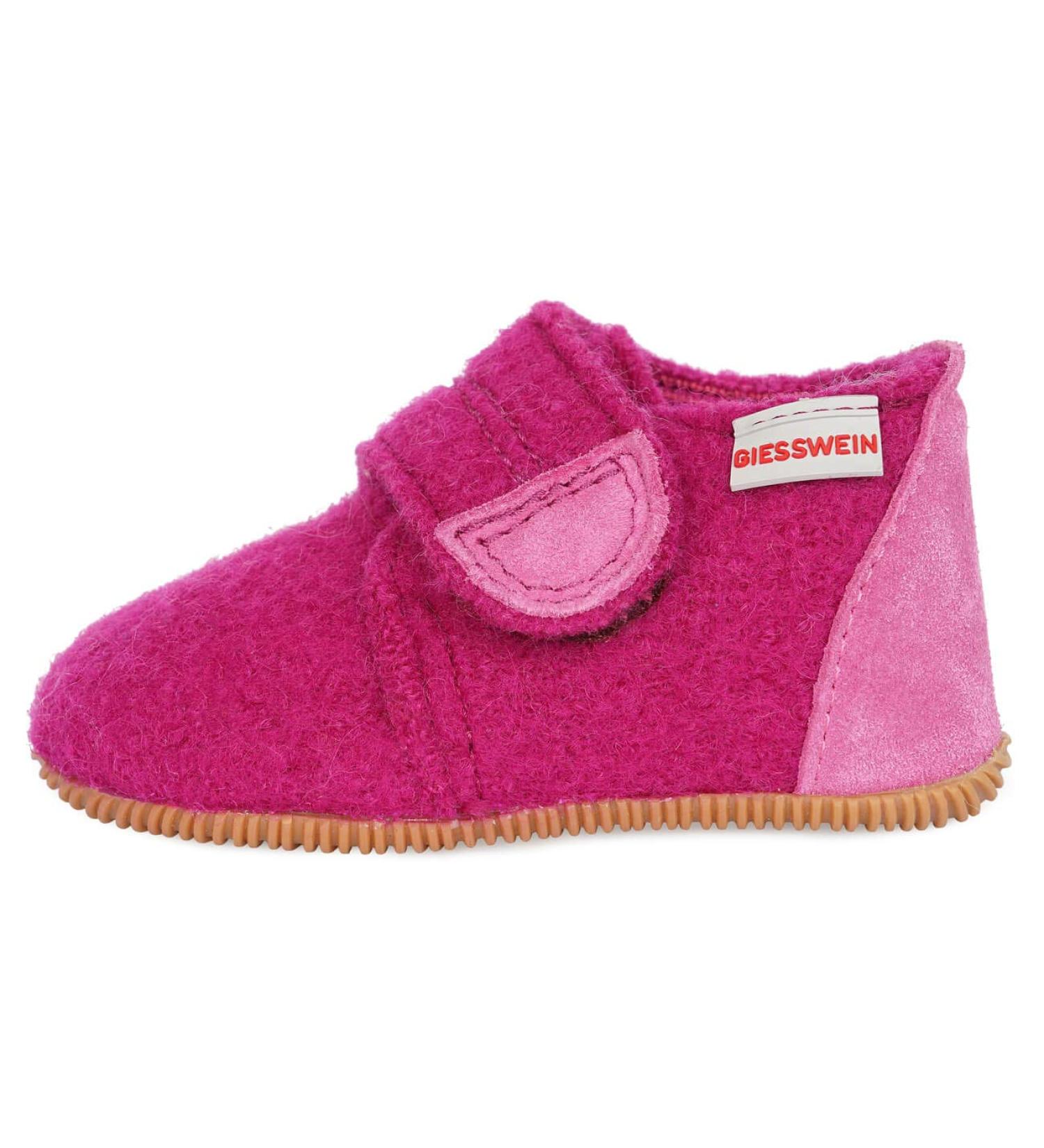Giesswein Boys Oberstaufen Low-Top Slippers - Size 10.5 UK Child - Grape 374 - Buy Online on GoSupps.com