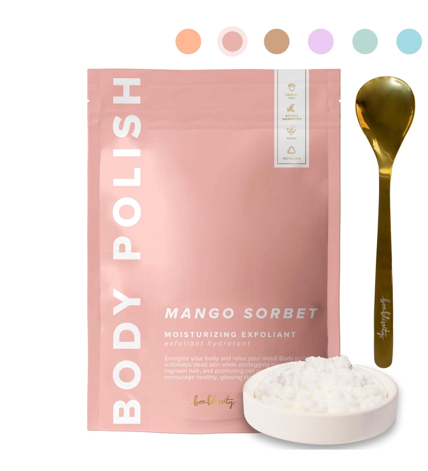 Mango Sorbet Body Scrub & Polish - Moisturizing Exfoliating Handmade Eco-Friendly | USA Made - Buy Online on GoSupps.com