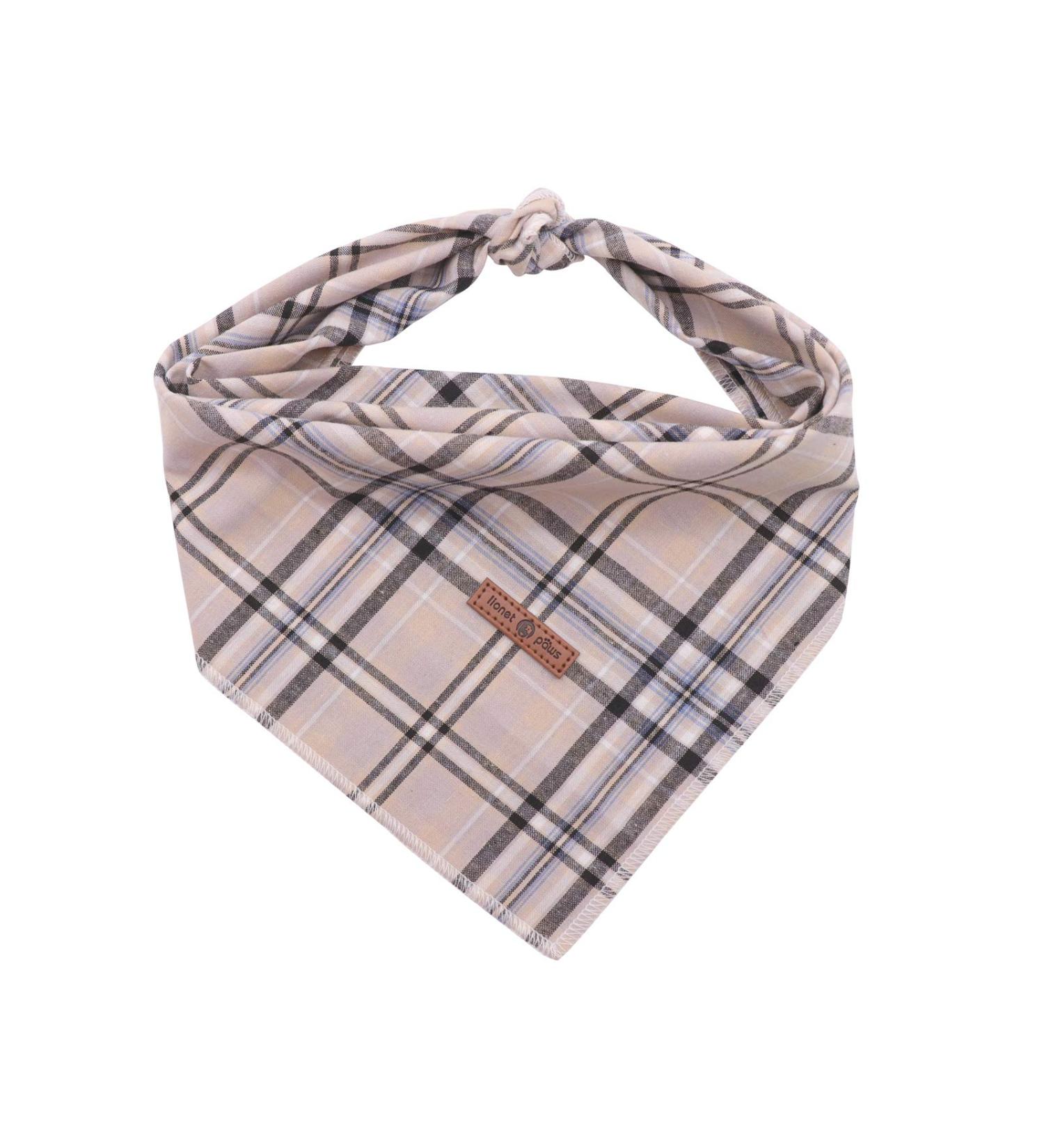 Lionet Paws Dog Bandana - Triangular Headscarf for Small Medium & Large Dogs - Grey (Pack of 1) - Buy Online on GoSupps.com