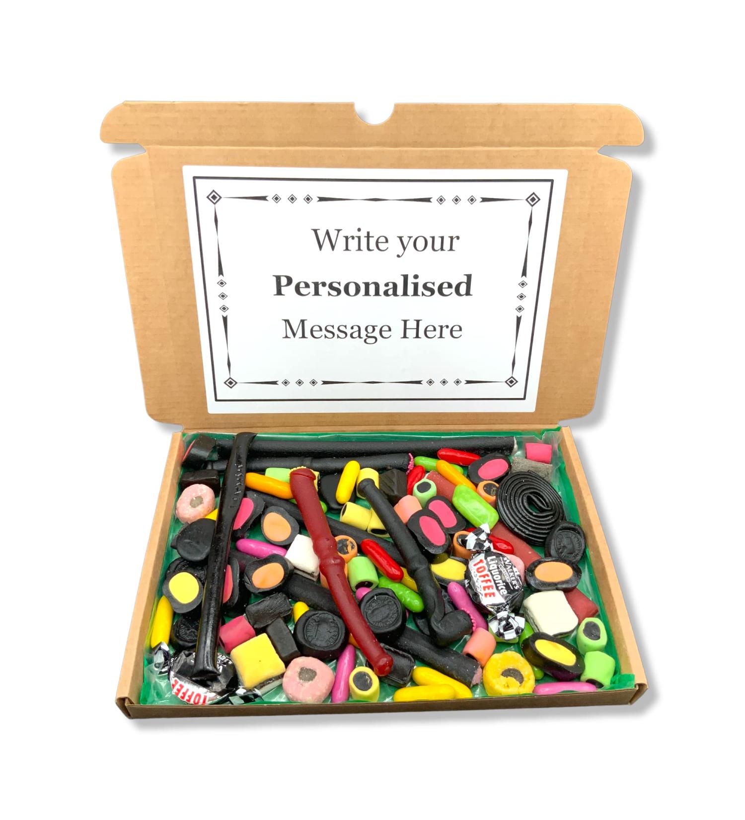 Liquorice Sweet Hamper Birthday Gift Fathers Day Gift Mothers Day Present Gift for Liquorice Lover (450g) - Buy Online on GoSupps.com