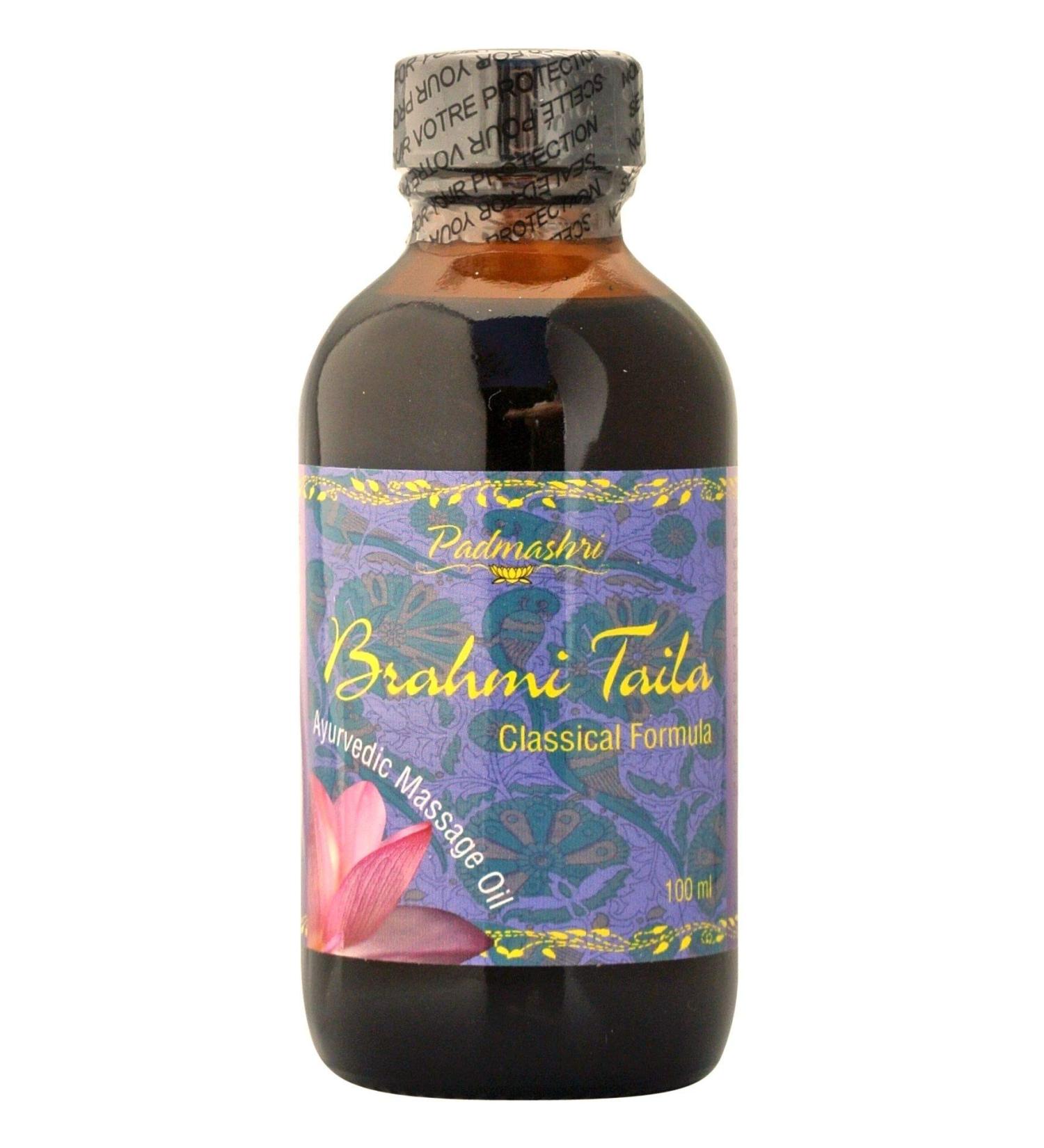 Padmashri Naturals Brahmi Classical Ayruvedic Massage Oil 100ml Multicolor - Buy Online on GoSupps.com