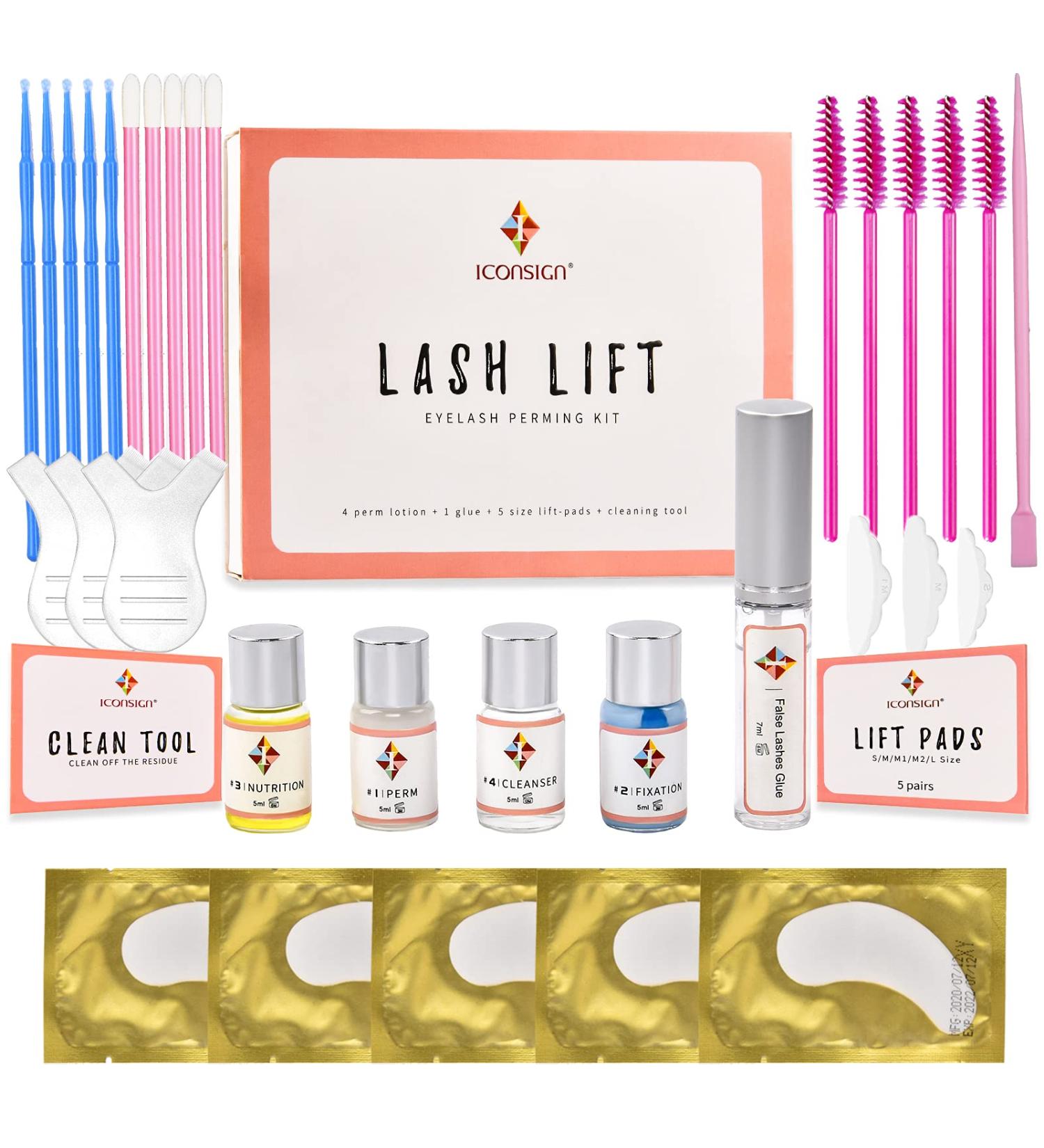 Lash Lift Kit - Semi-Permanent Curling Wave Lotion Set for Salon & Home Use (Blue) - Buy Online on GoSupps.com