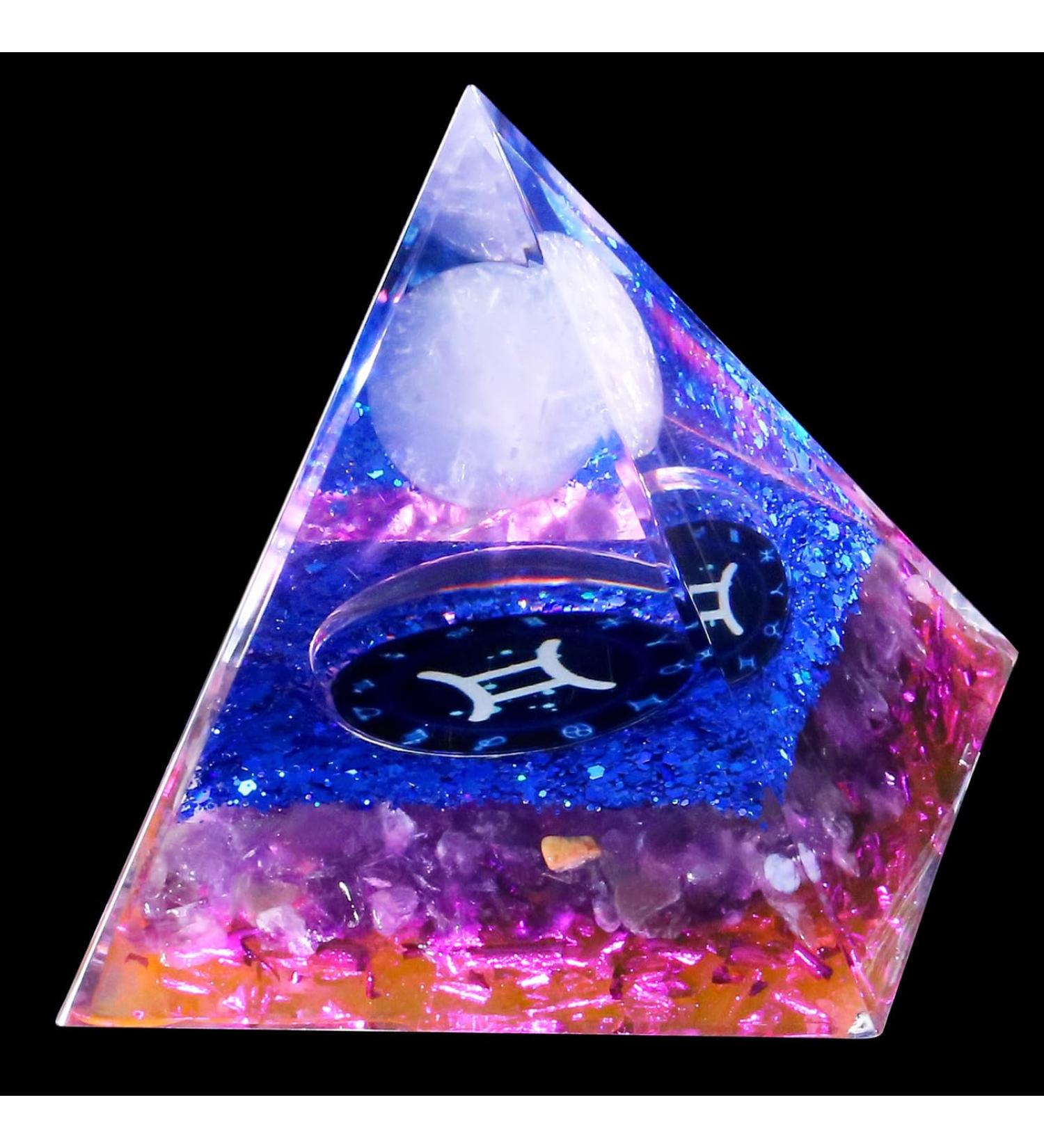 XIANNVXI Gemini Tower Healing Crystals Tower Crystal Tower for Positve Energy Gemini Gifts for Women Men Orgone Tower Spiritual Gifts for Healing Meditation Reki Bring Luck J - Gemini - Buy Online on GoSupps.com