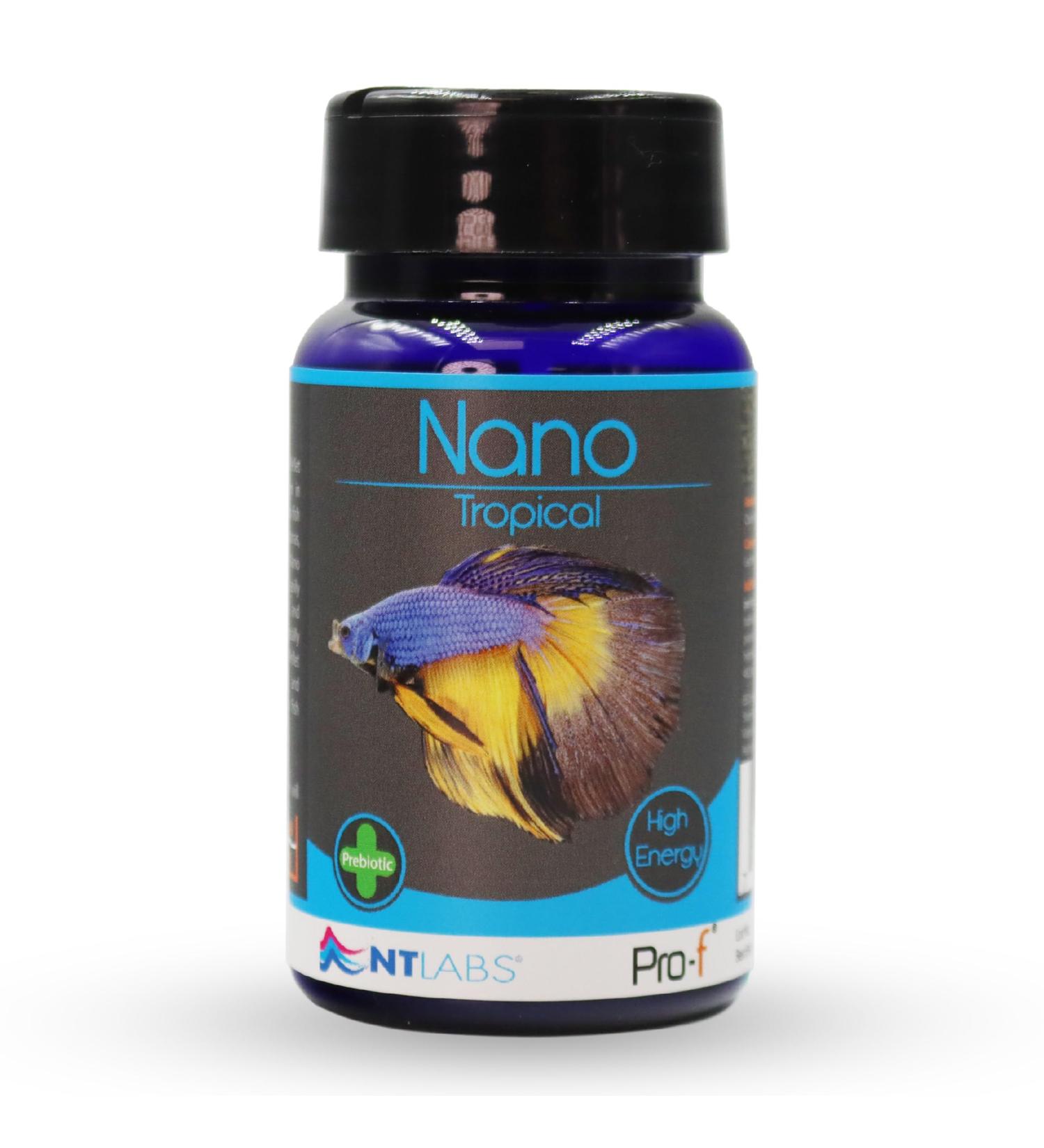 Pro-f Nano Tropical Freshwater Fish Food Nano Aquarium Fish Food Floating and Sinking Granules Nutritious Fish Food 45 g - Buy Online on GoSupps.com