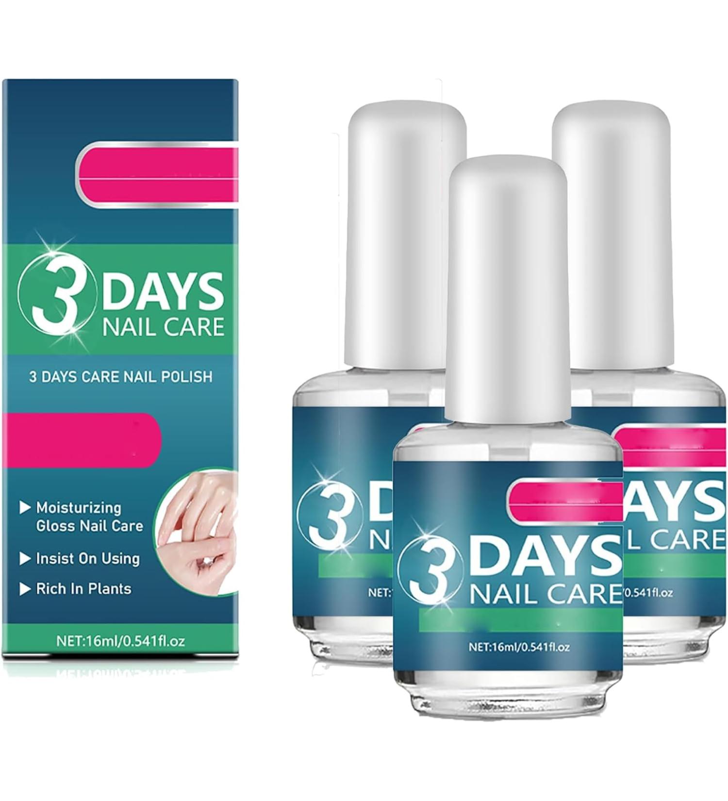 3 jours de soin des ongles traitement fongique des ongles traitement fongique extra fort r paration des ongles d color s et endommag s (3 pi ces) 16 ml (Lot de 1) - Buy Online on GoSupps.com