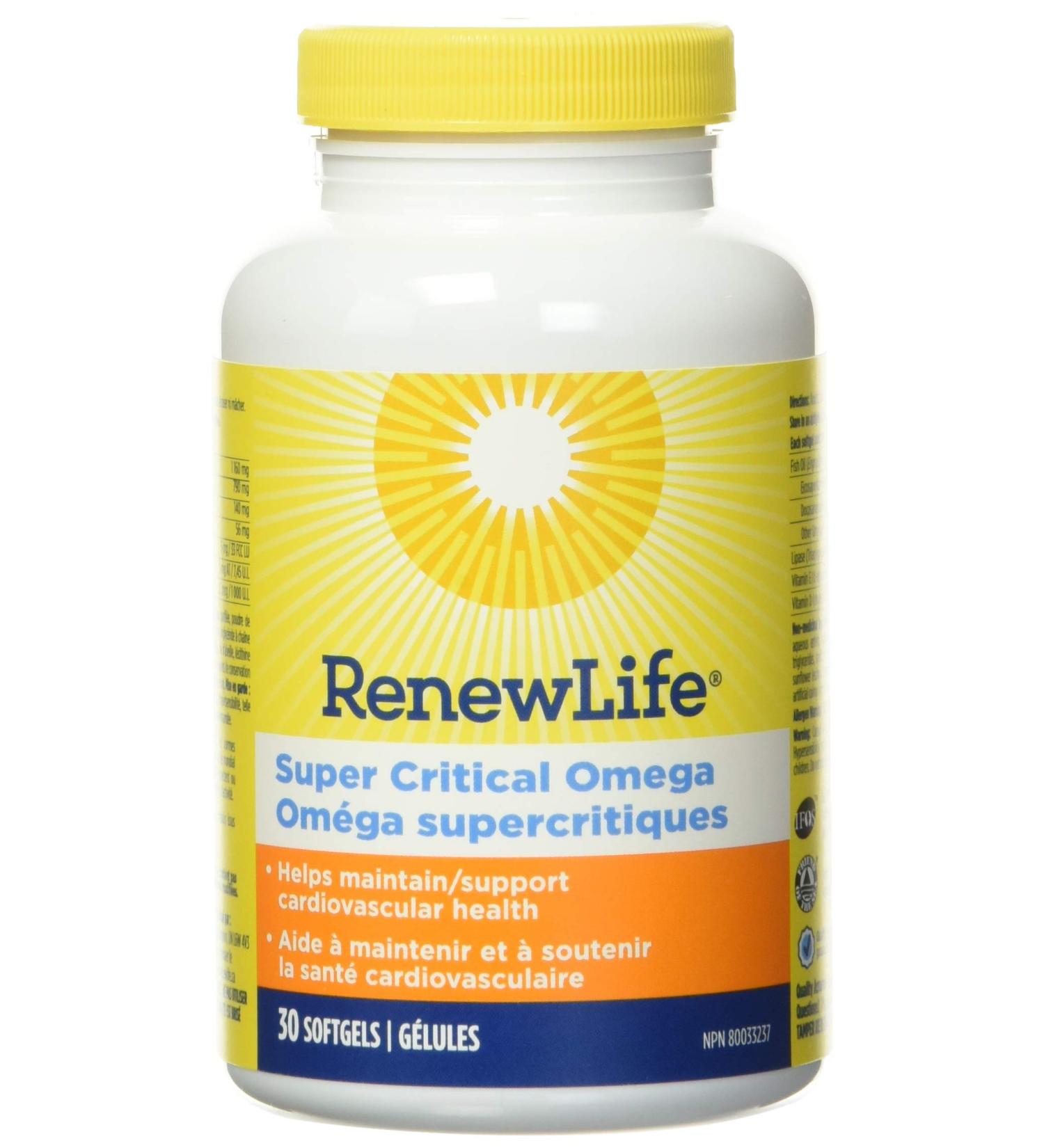 Renew Life Norwegian Gold Omega-3 Fish Oil 1045 mg - 30 Enteric-Coated Softgels - Buy Online on GoSupps.com