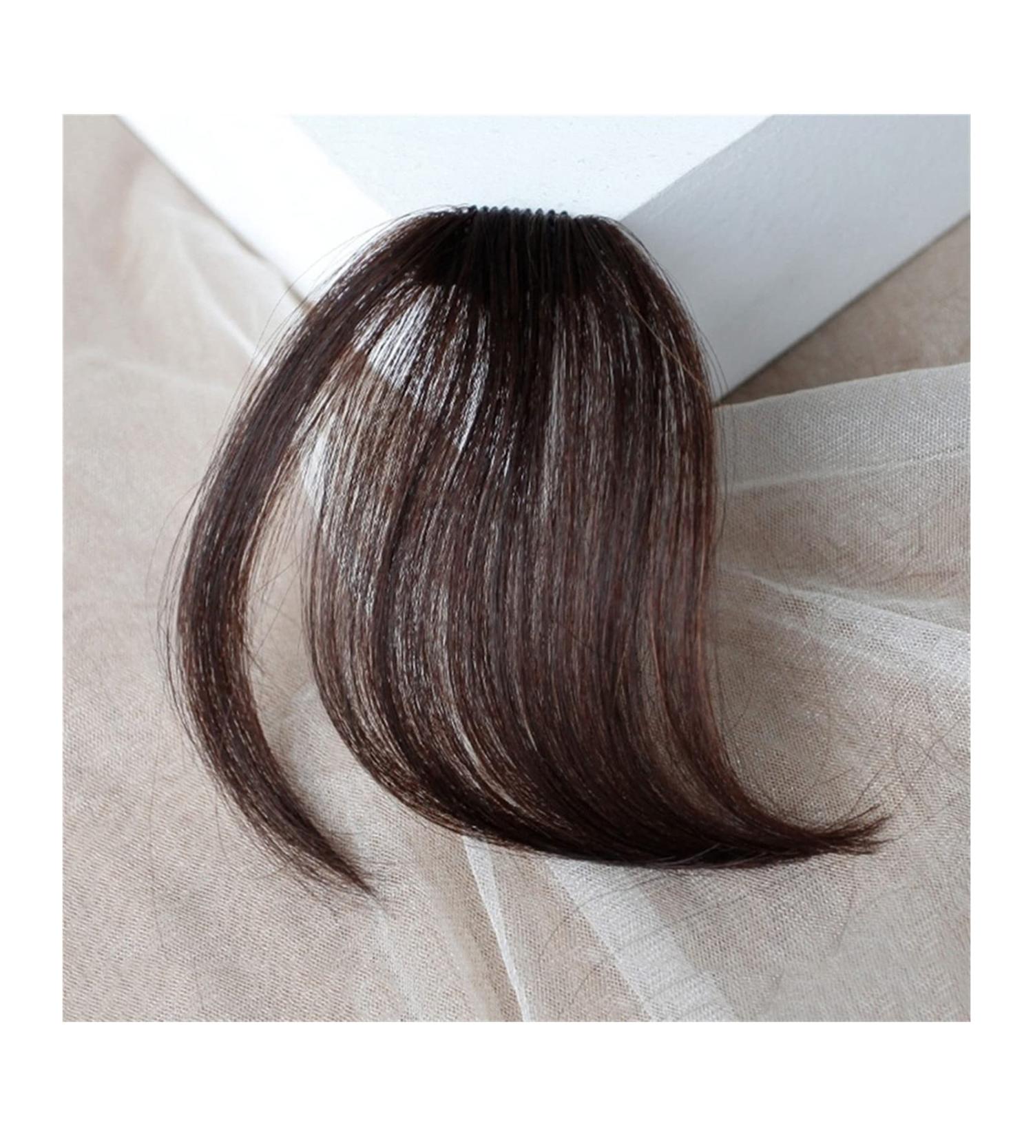 Bangs Hair Clip Clip in Bangs Thin Natural Fake Fringes Hairpiece Front Clip on Air Bangs Straight Fringe Bang Hair Extensions Fake Hair Pieces for Women Bangs Clip in Hair (Color : Dark brown) - Buy Online on GoSupps.com
