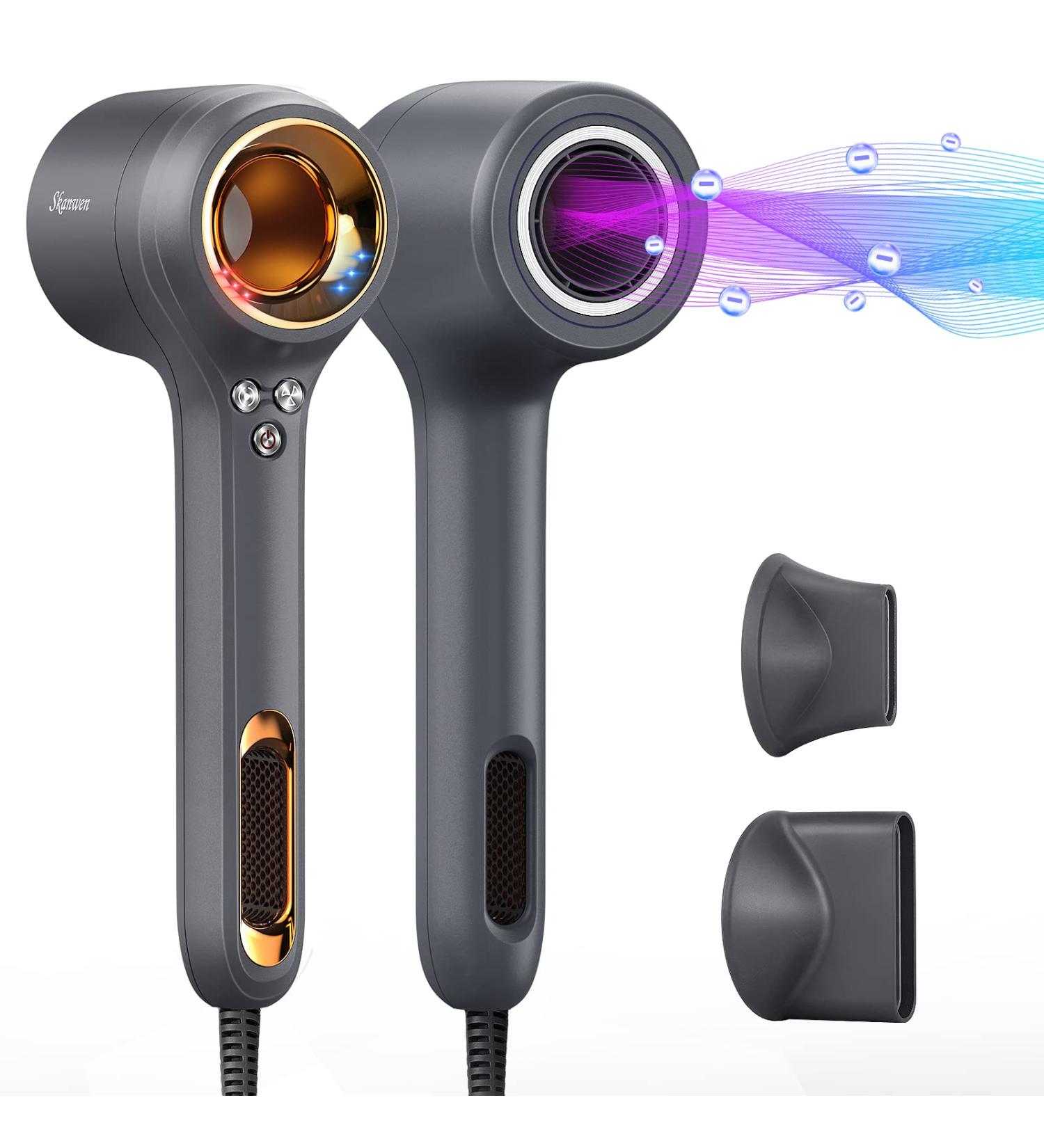 Skanwen 1400W Professional Ionic Hair Dryer with Brushless Motor - Anchor Gray - Buy Online on GoSupps.com