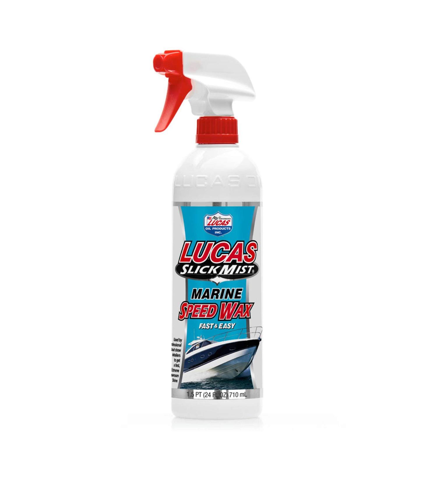 Lucas Oil 10980 Slick Mist Marine Speed Wax, 24 Oz