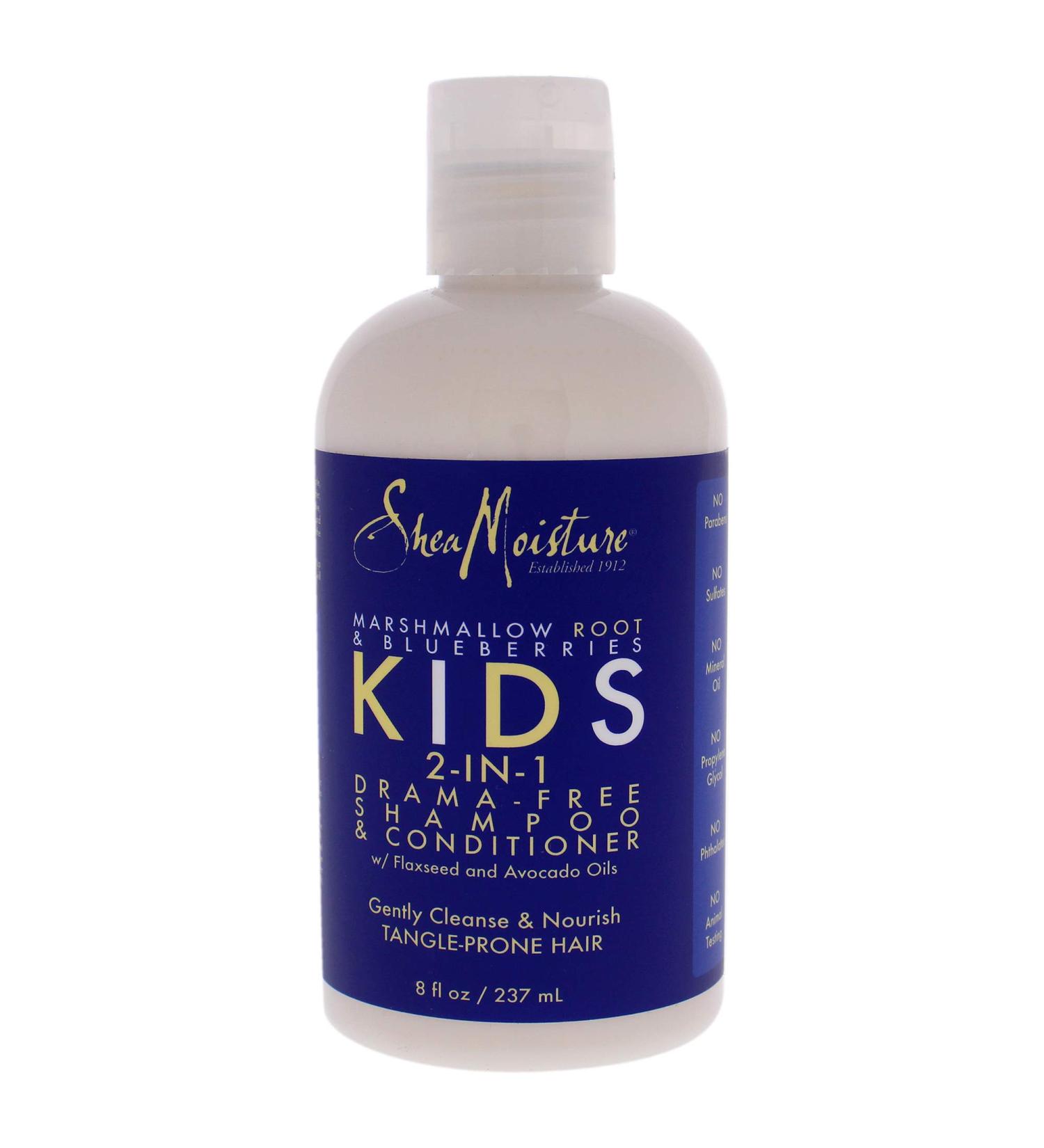 SHEA MOISTURE Shea Moisture Marshmallow Root & Blueberries Kids Shampoo + Conditioner 240ml