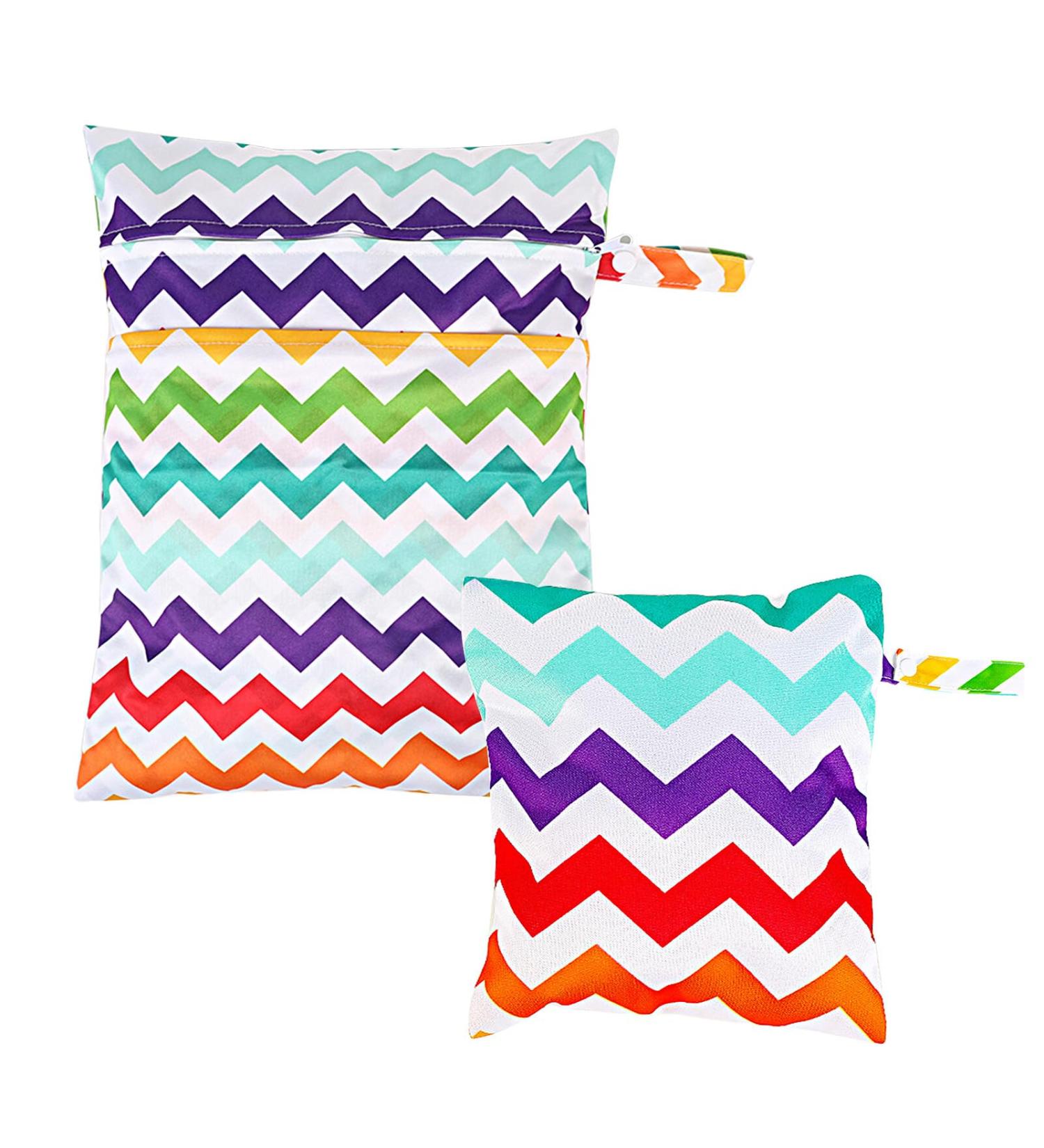 Cyjzheu Diaper Bag Set - 2-Piece Waterproof Wet/Dry Bags for Travel Swimming & Cosmetics | Reusable Baby Bag for Kindergarten & Beach - Buy Online on GoSupps.com