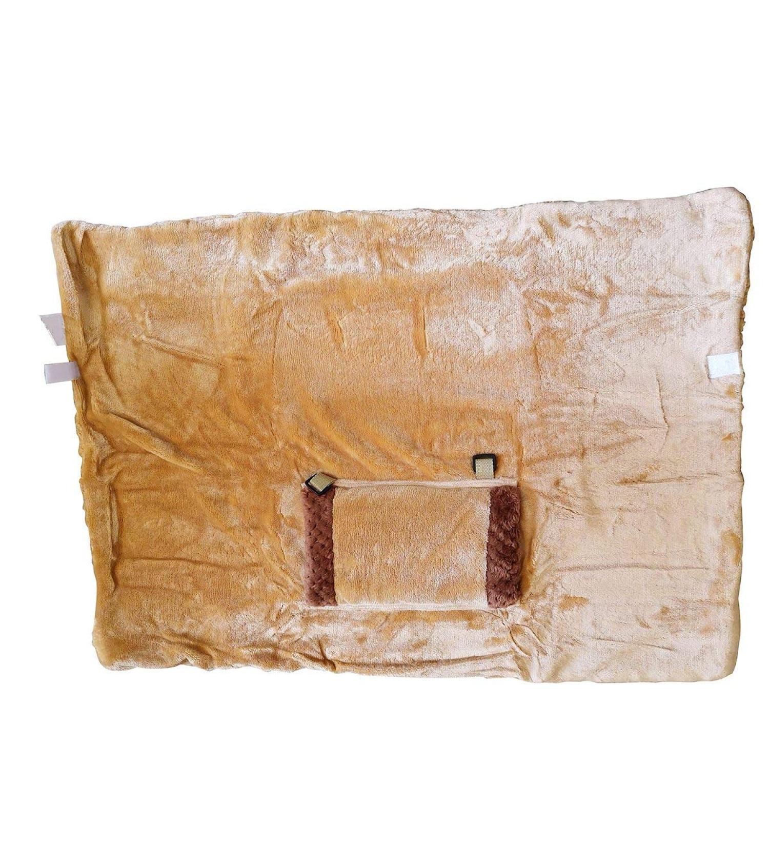 Shop Griwiuiowe Oversized Heating Pad - USB Warm Massage for Pain Relief | Bright Coffee Color - Buy Online on GoSupps.com