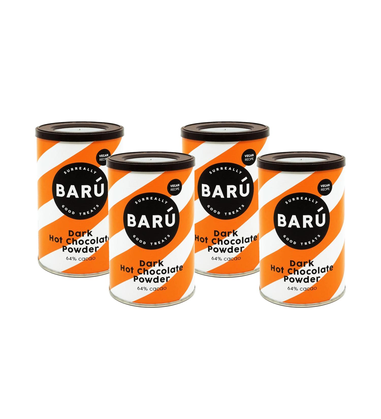  Bar Bar Dark Hot Chocolate Powder Instant Chocolate - 4 x 250g - 48 cups - Buy Online on GoSupps.com