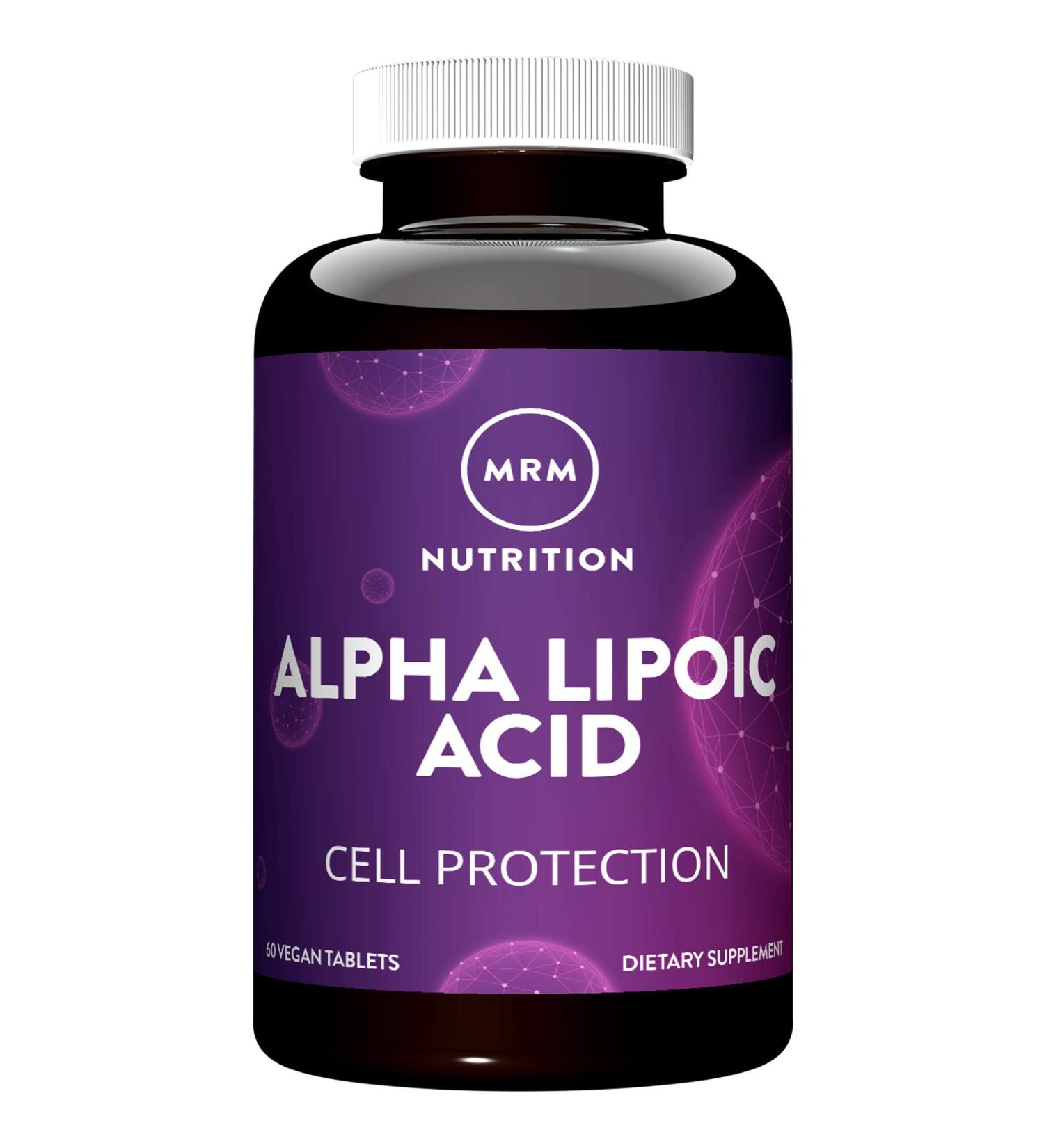 MRM Alpha Lipoic Acid - 60 Vegan Tablets for Antioxidant Support - Buy Online on GoSupps.com