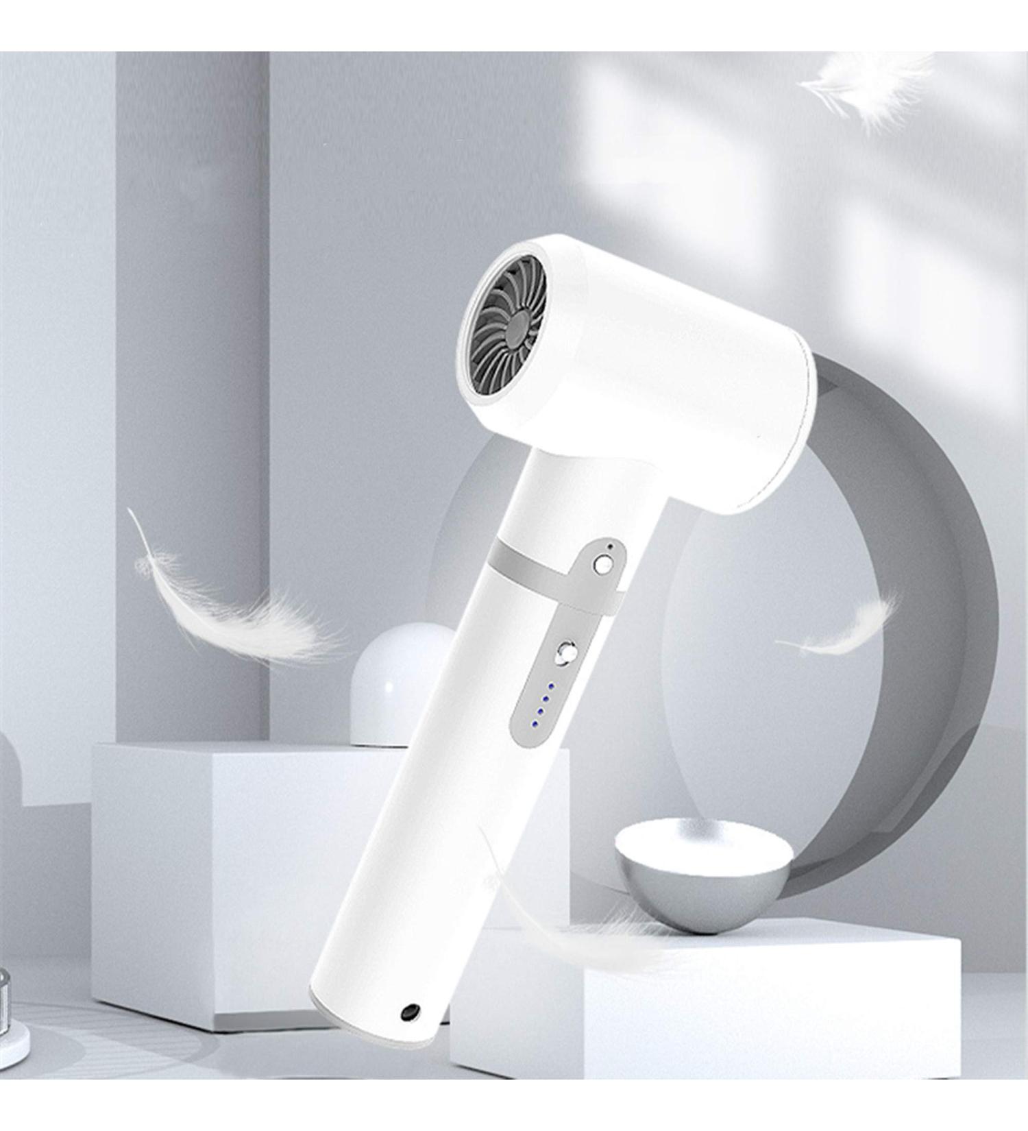 Lightweight Cordless Hair Dryer 300W Rechargeable Portable Blow Dryer 3 Modes Cold/Warm/Hot Wind for Hotel Home School Pet Care Outdoor Travel - Buy Online on GoSupps.com