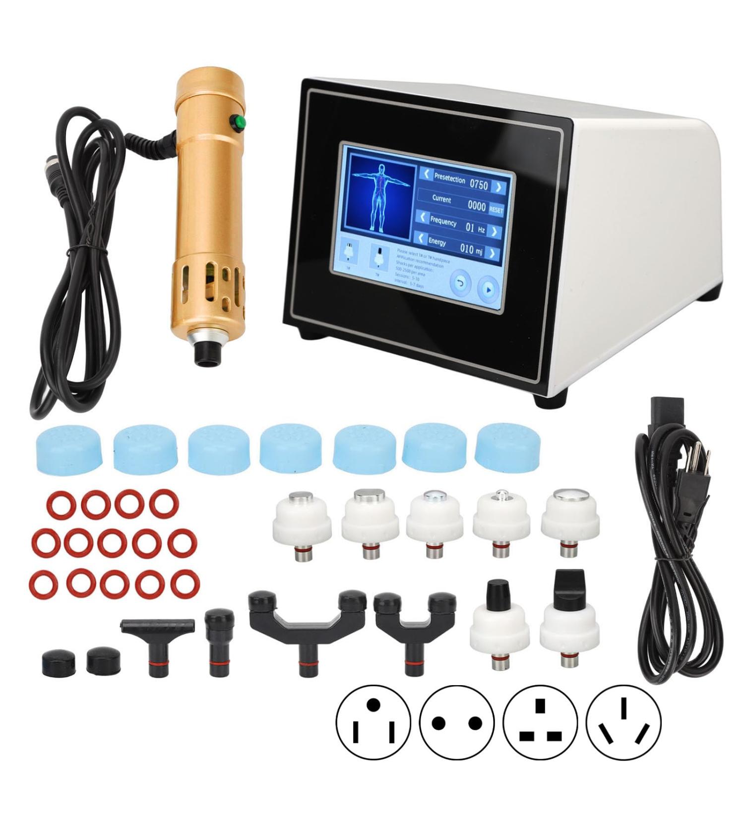 ED shock wave therapy extracoral poral shock wave device professional basestroot wave therapy massager for healing recovery pain relief (EU connector)