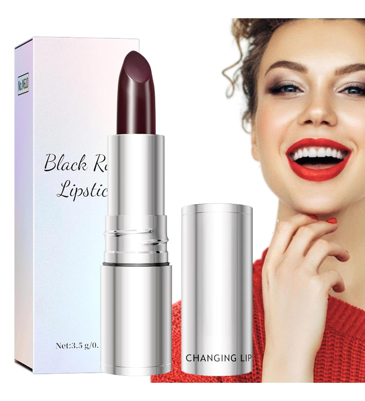 Matte Lipsticks - Black Rose Sweat-Resistant Foundation for Makeup Smudge-Proof Lipstick - For Beauty Travel Daily Wear Evening Wear Women and Girls - Buy Online on GoSupps.com