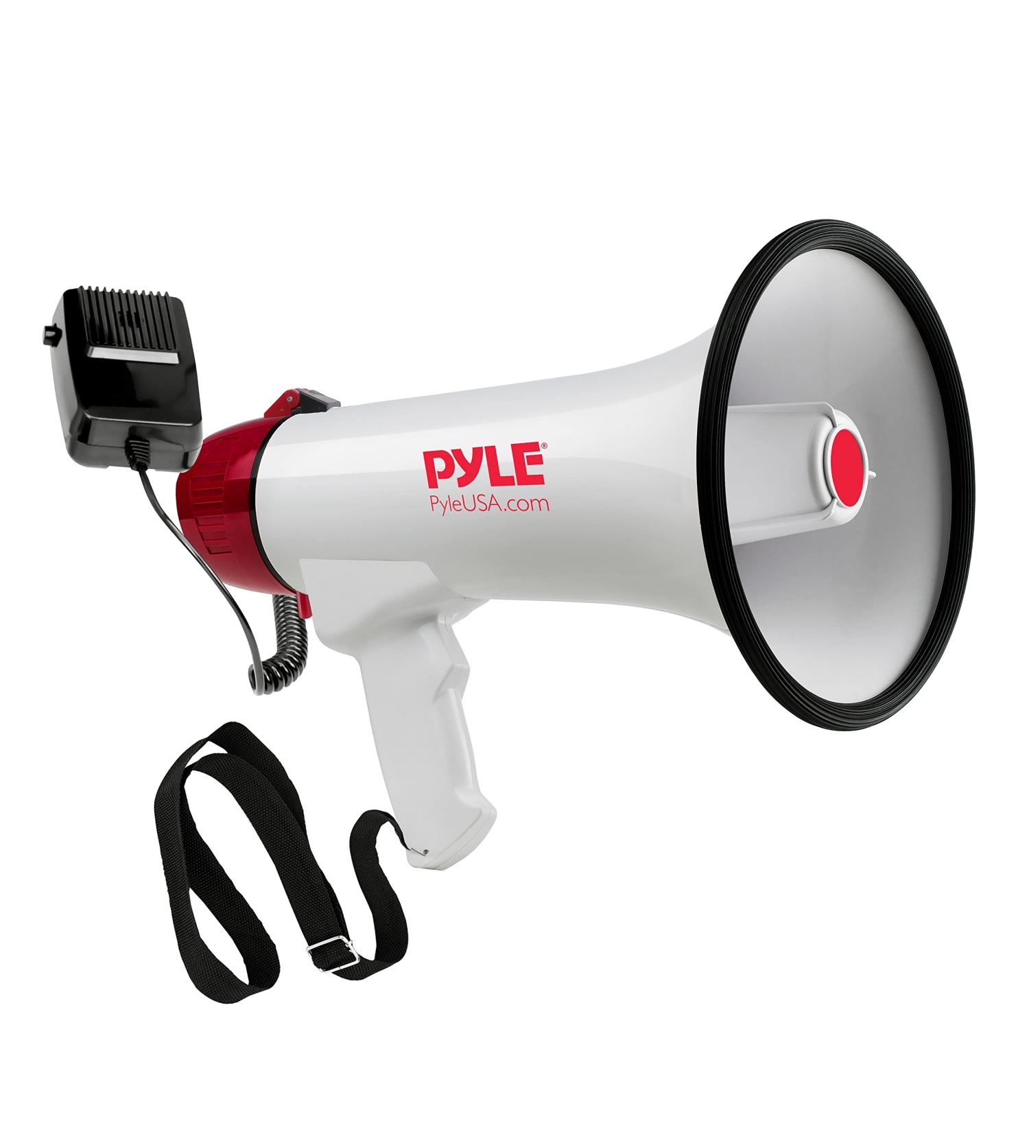 Pyle Megaphone Speaker PA Bullhorn - Powerful Sound Projection for Events and Crowd Control - Buy Online on GoSupps.com
