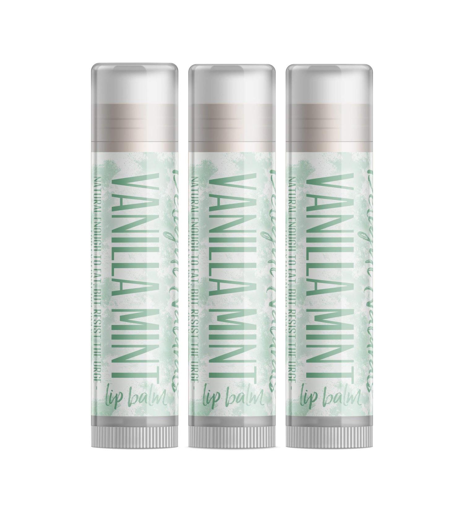 Vanilla Mint Lip Balm - Set of Three