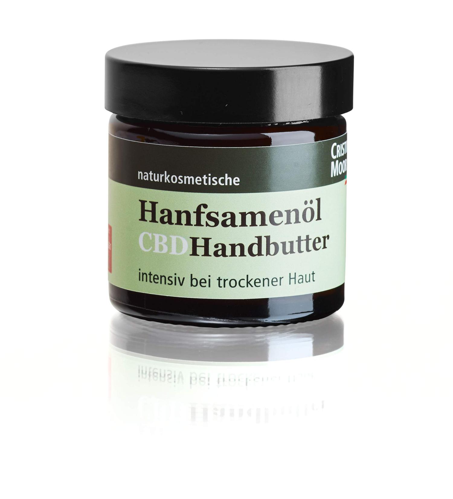 CristinenMoor Organic Hand Butter with Hemp Seed Oil | 50 ml - Nourish Dry Rough Hands - Buy Online on GoSupps.com