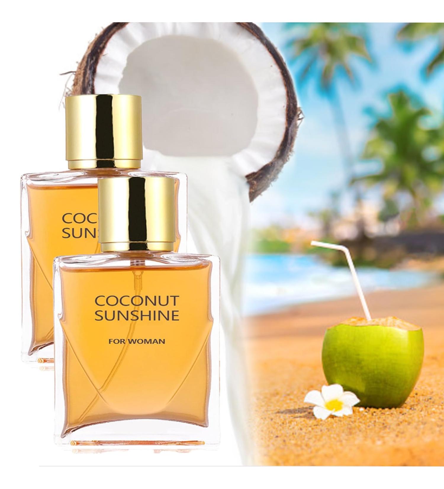 Coconut Sunshine Perfume Coconut Sunshine for Women Perfume Women's Vanilla Flavor Fragrance (2PCS) - Buy Online on GoSupps.com