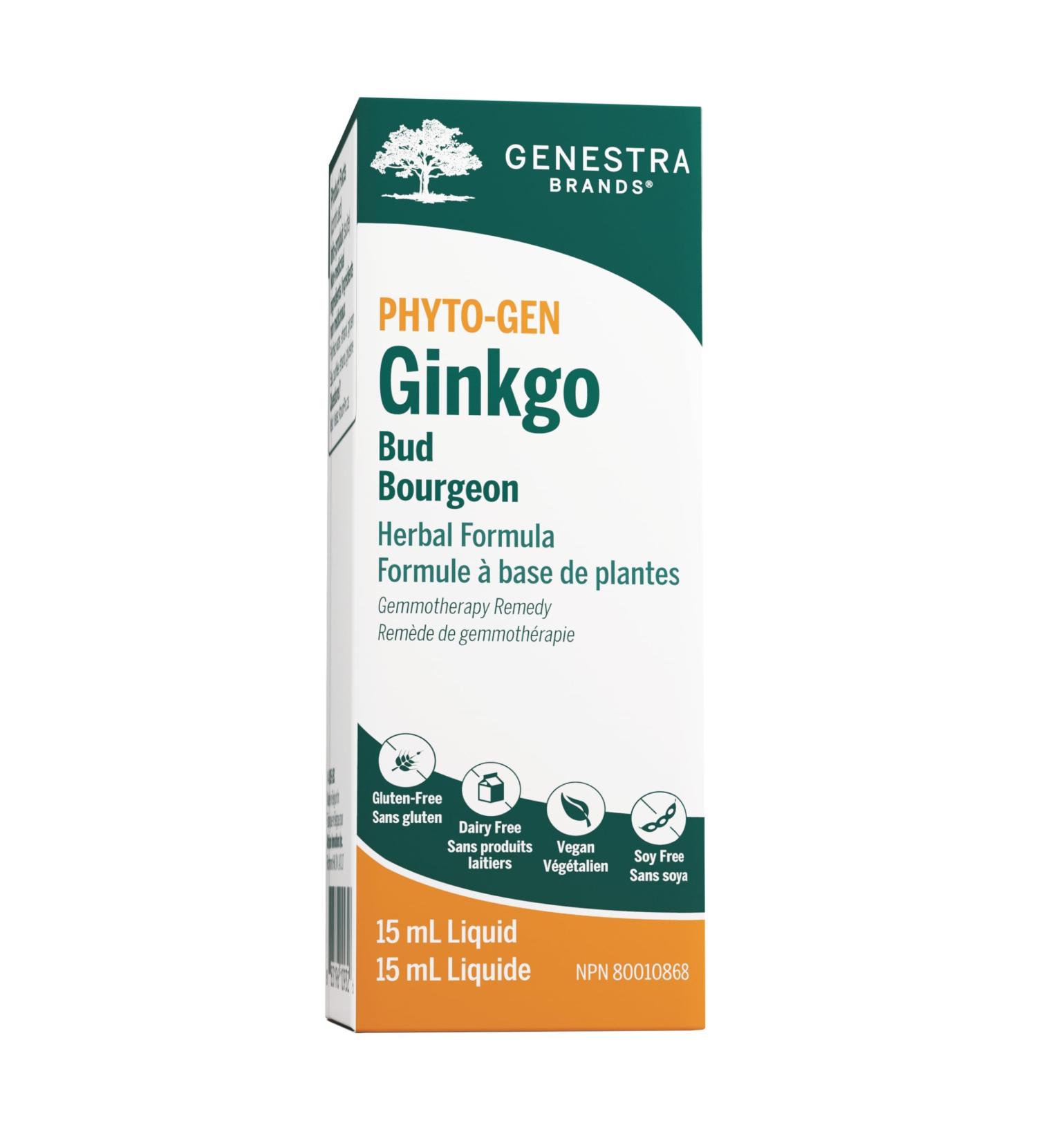 Genestra Brands - Ginkgo Bud - Herbal Supplement - 15 ml Liquid - Buy Online on GoSupps.com