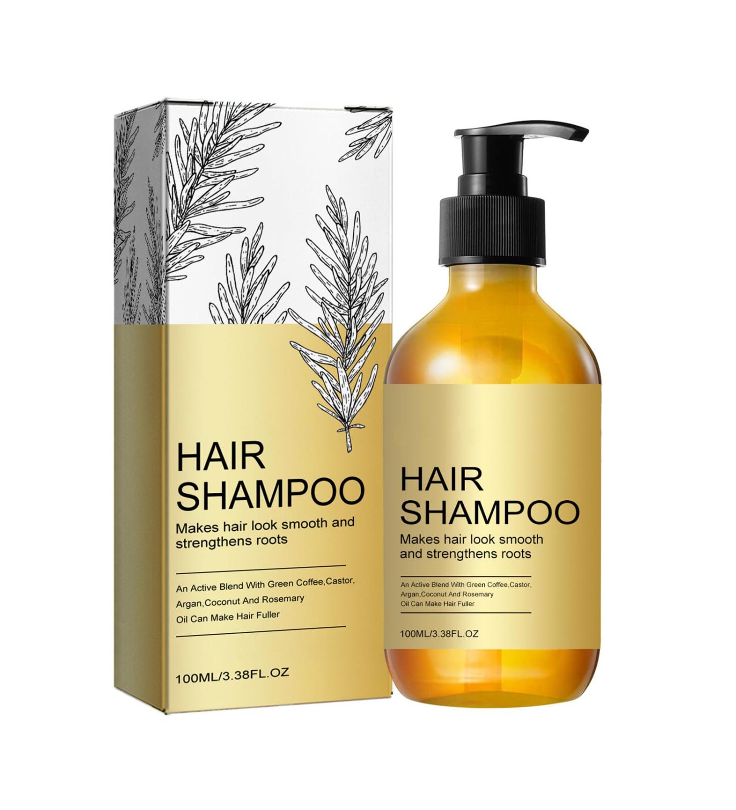 Nourishing and Volumizing Shampoo with Rosemary - Effective Scalp Care - Cleanser for Curly and Straight Hair - Buy Online on GoSupps.com