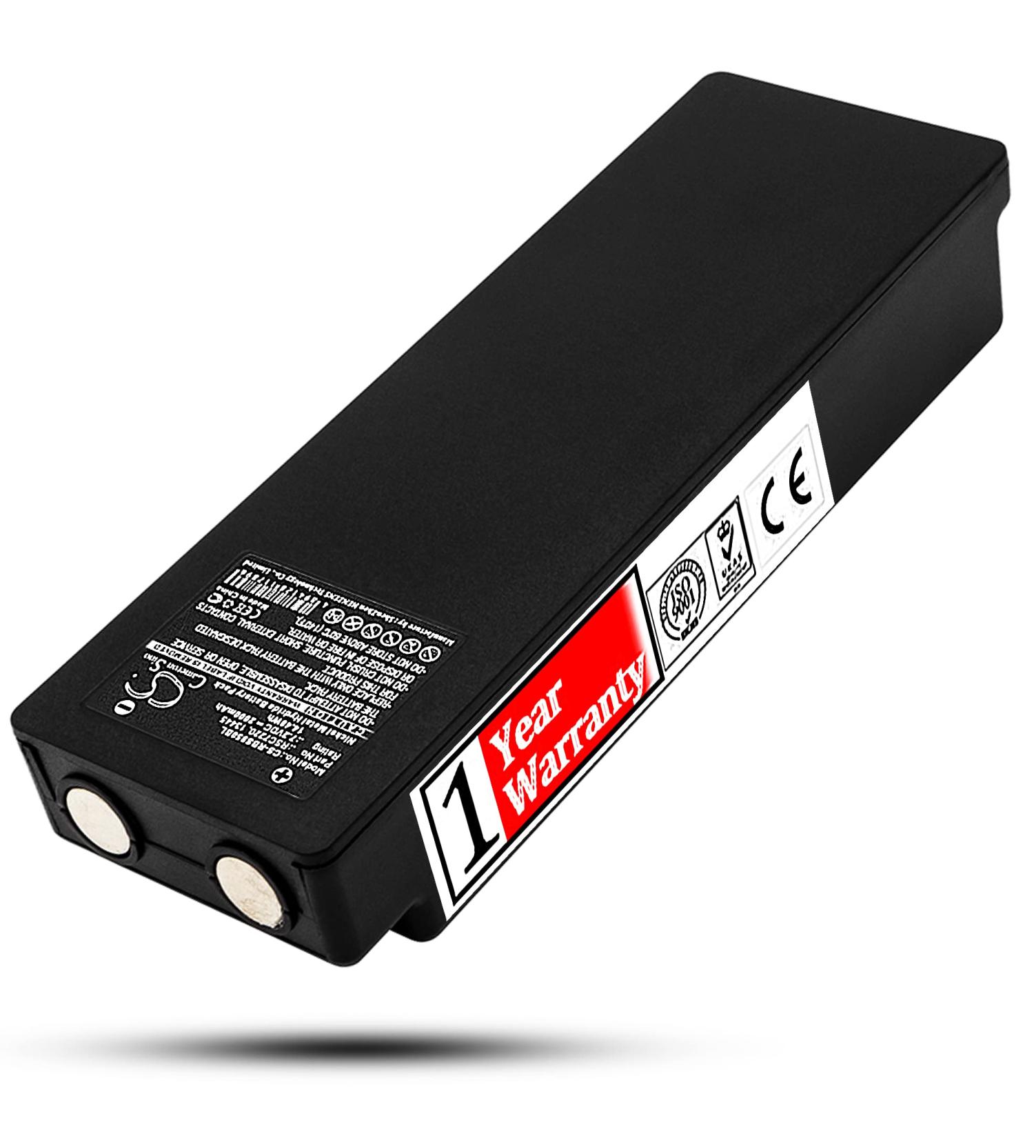 Battery Replacement for Scanreco 592 590 960 FBS590 RC590 BS590 - 2000mAh 7.2V Compatible with Fassi Effer Cifa Kranfunksteuerung - Buy Online on GoSupps.com