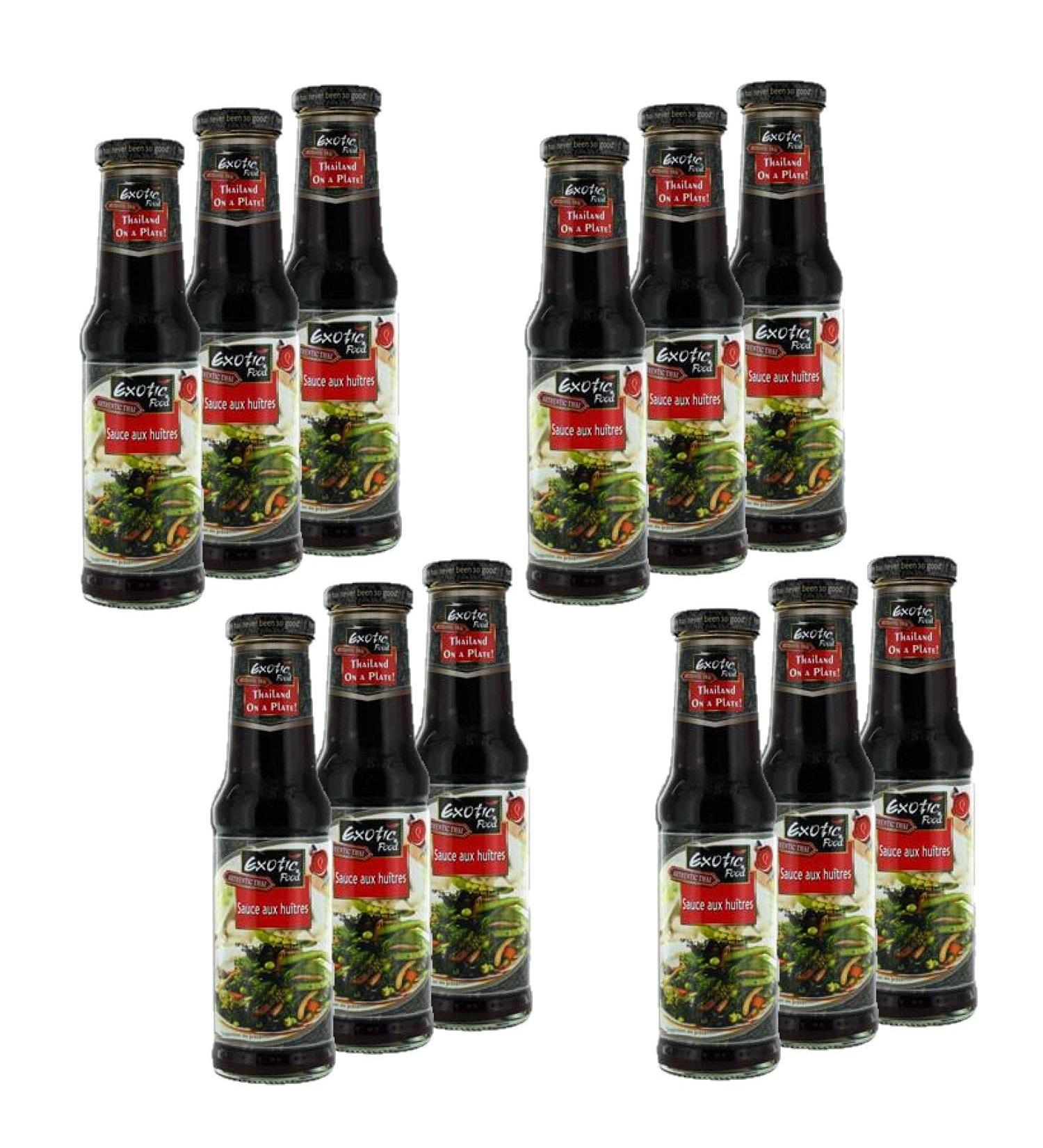 Exotic Food Pack of 12 Oyster Sauce - 250ml Bottle