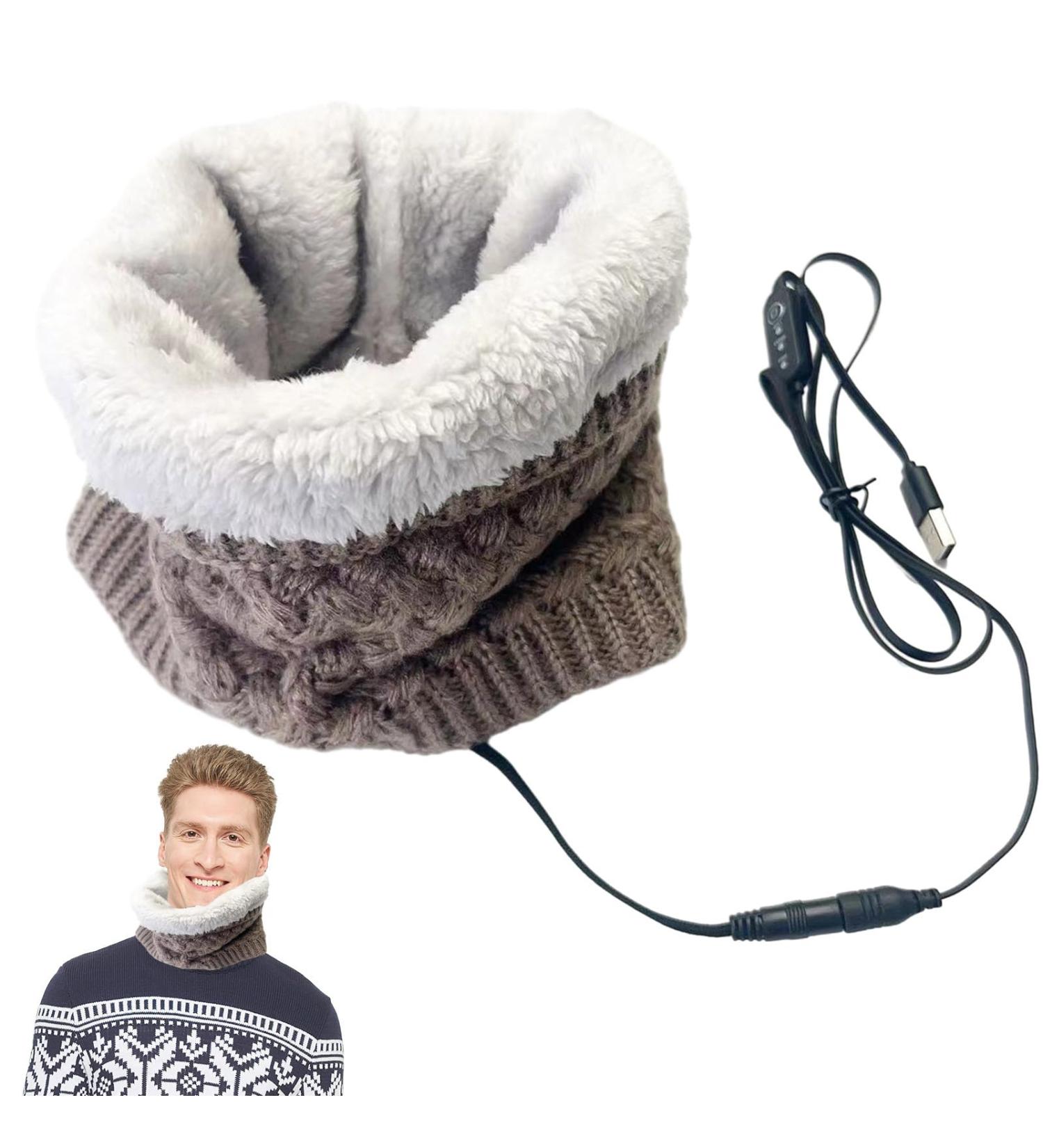 Jingan Heated Scarf - USB Heating Neck Scarf for Skiing Snowboarding & Mountaineering | Arctic Velvet Comfort - Buy Online on GoSupps.com